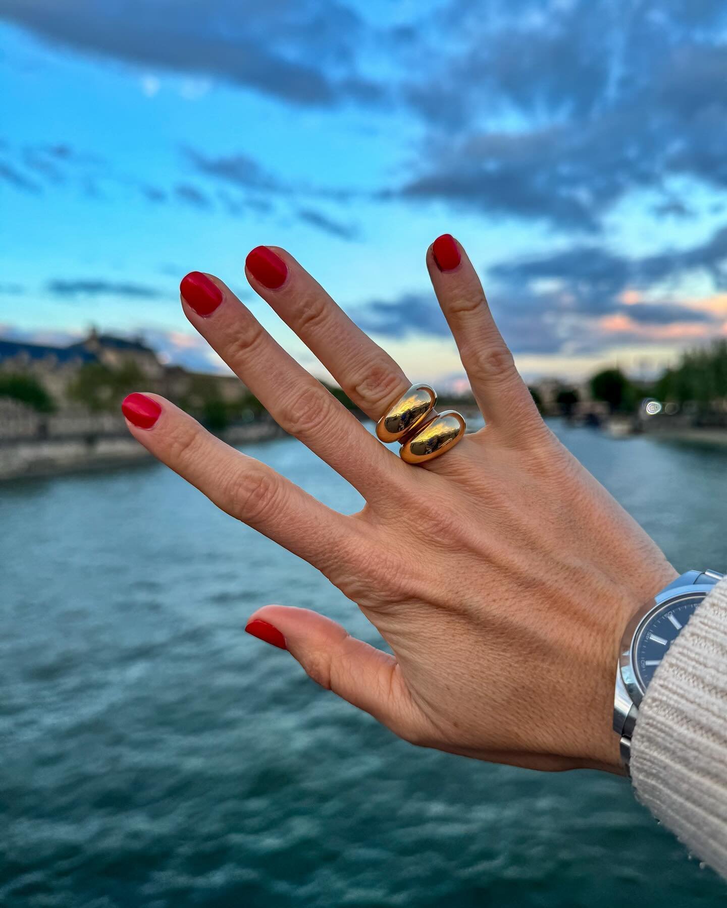 The Kupula rings, Paris edition 🇫🇷 When I fall for a piece of jewelry, I fall HARD and I wear it constantly. And in this particular case I&rsquo;ve not only been wearing the Kupula rings daily because, quite frankly I love them, but also because I 