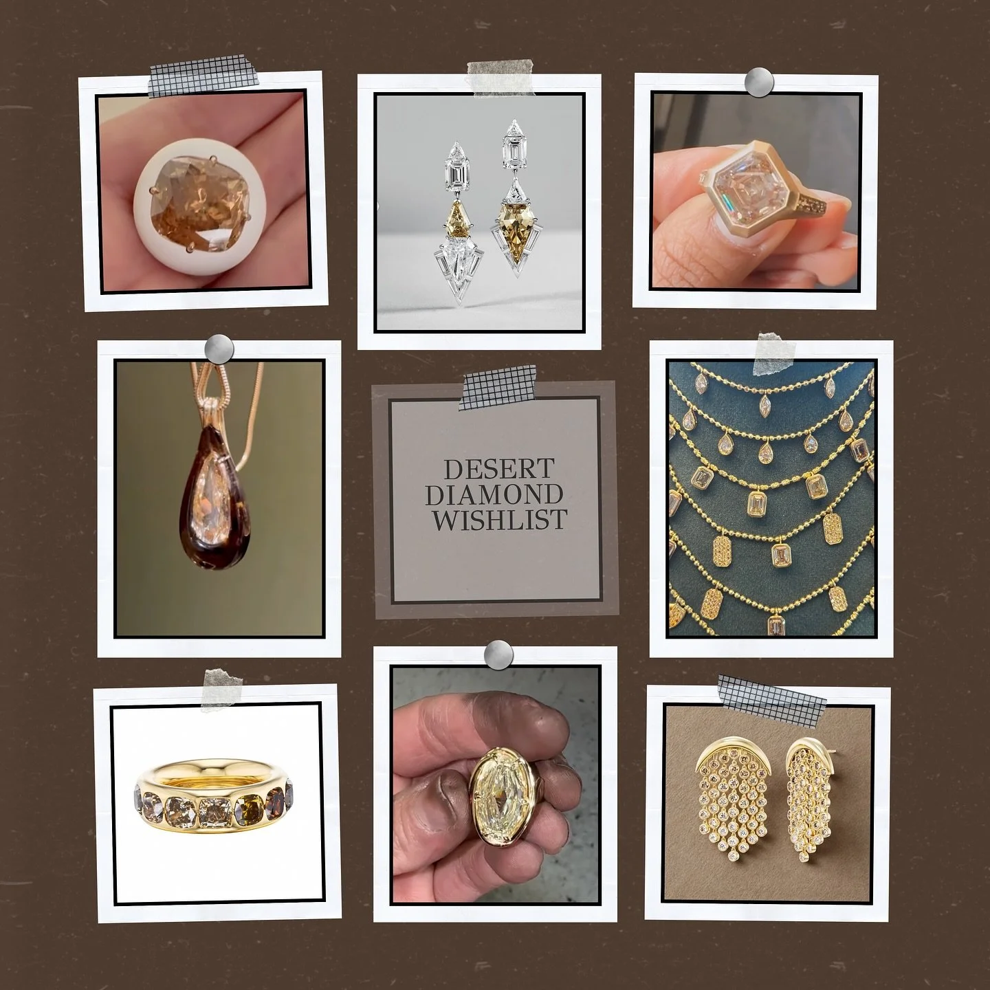 MY DESERT DIAMOND WISHLIST 🤎💫

It&rsquo;s such an exciting time to witness a shift in diamond trends firsthand and I am absolutely loving seeing so many designers incorporating Desert Diamonds into their pieces.

While I&rsquo;ll always love a whit