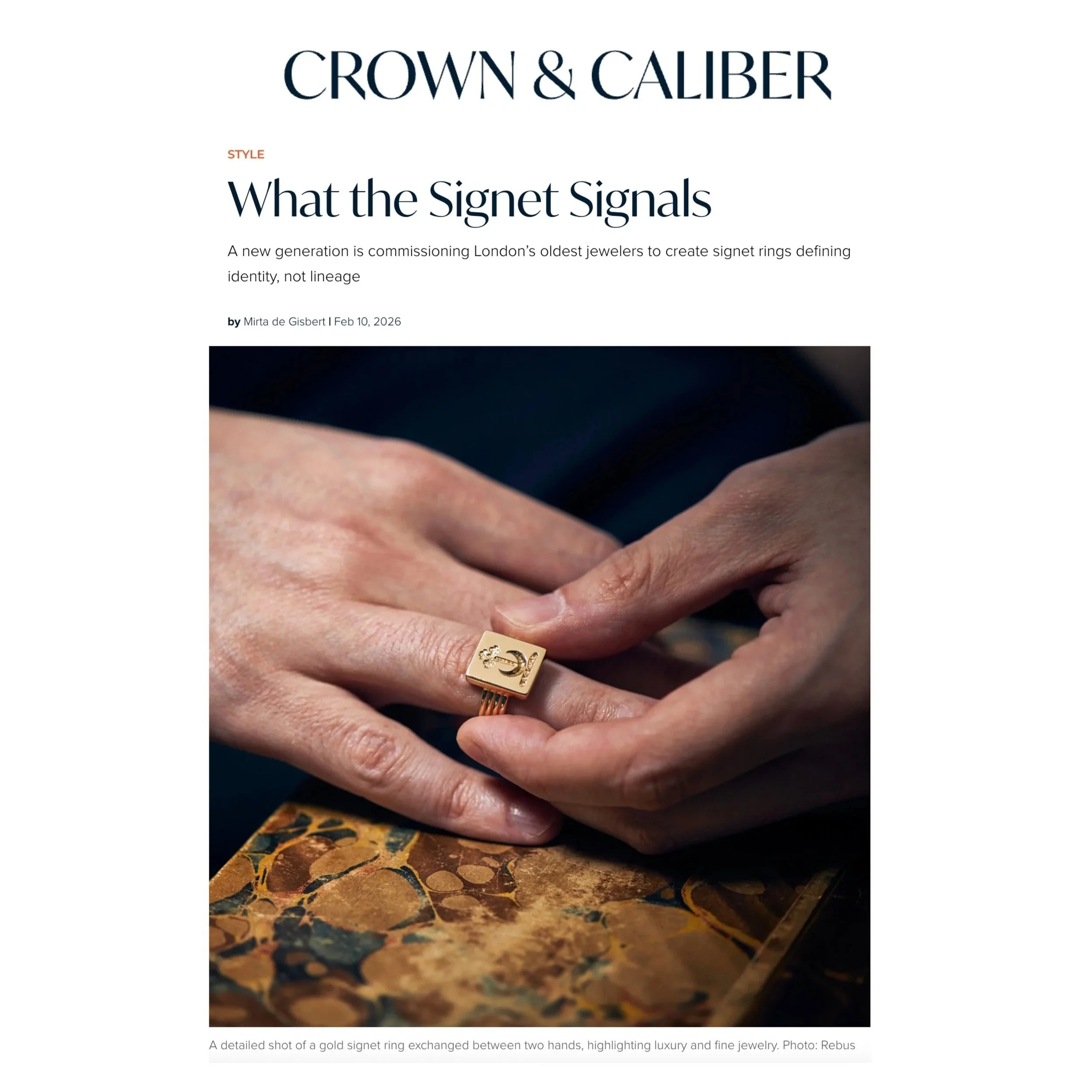 Crown & Caliber, February 2026