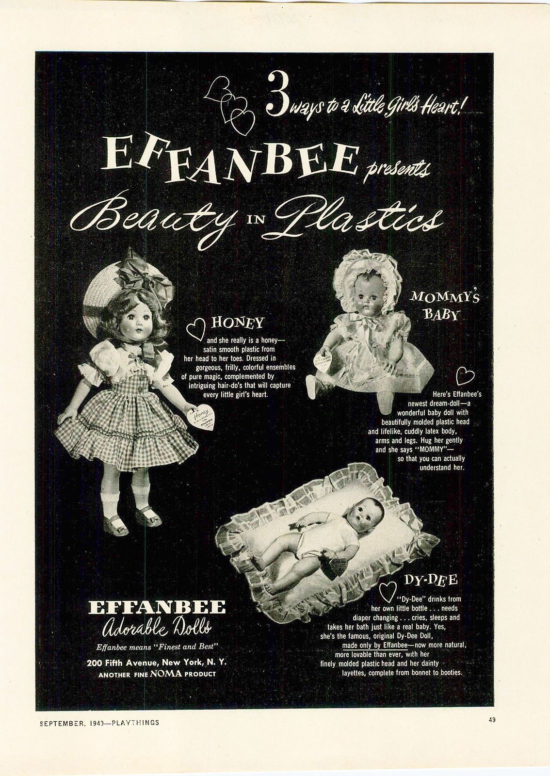 This 1949 trade magazine ad solved the mystery ... I was in the first grade Christmas, 1949.