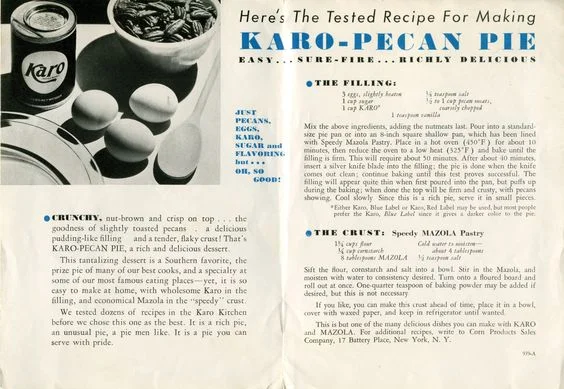 Karo Pie Recipe