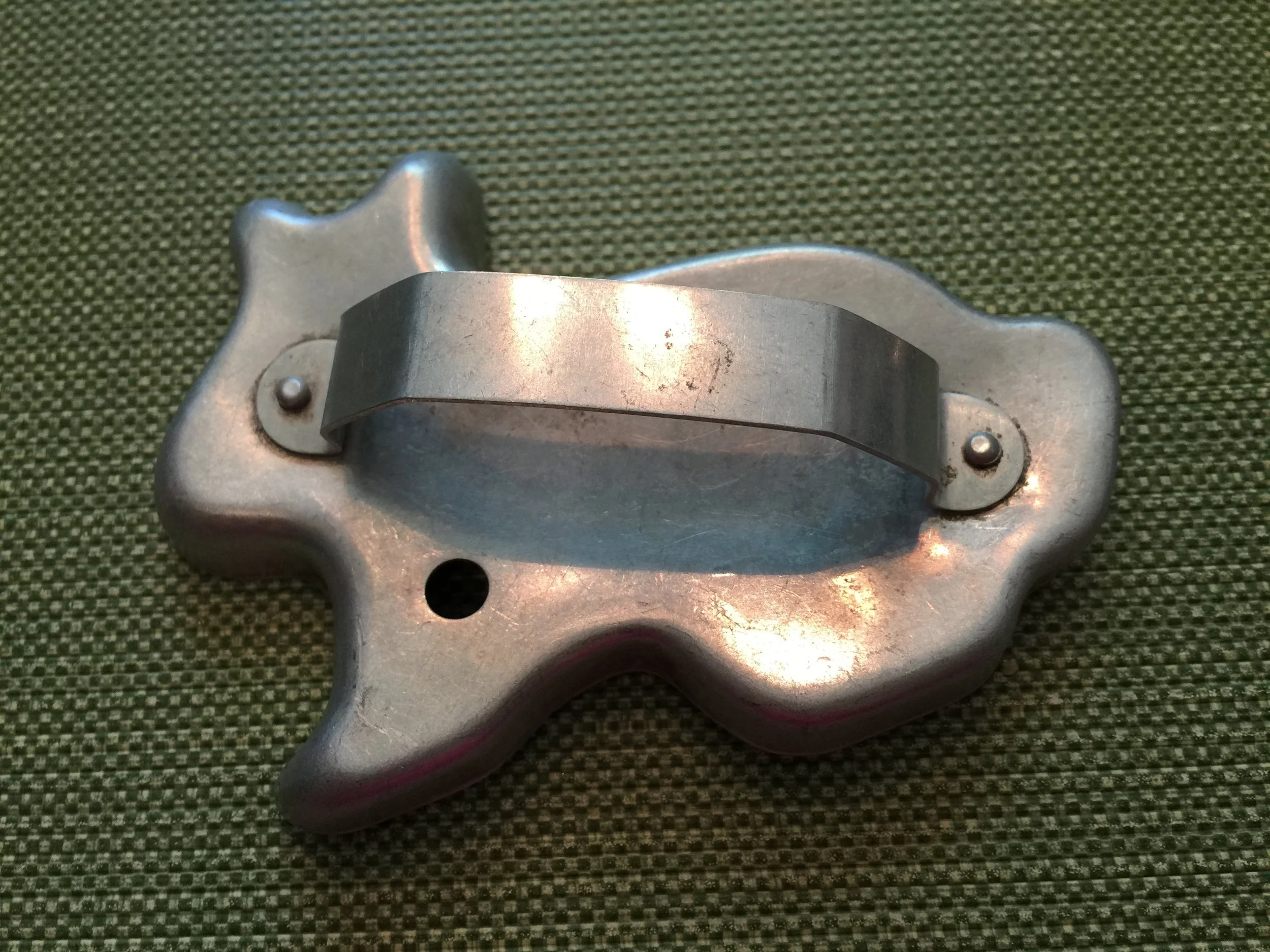 Vintage aluminum bunny cookie cutter ... from my very large cookie cutter collection