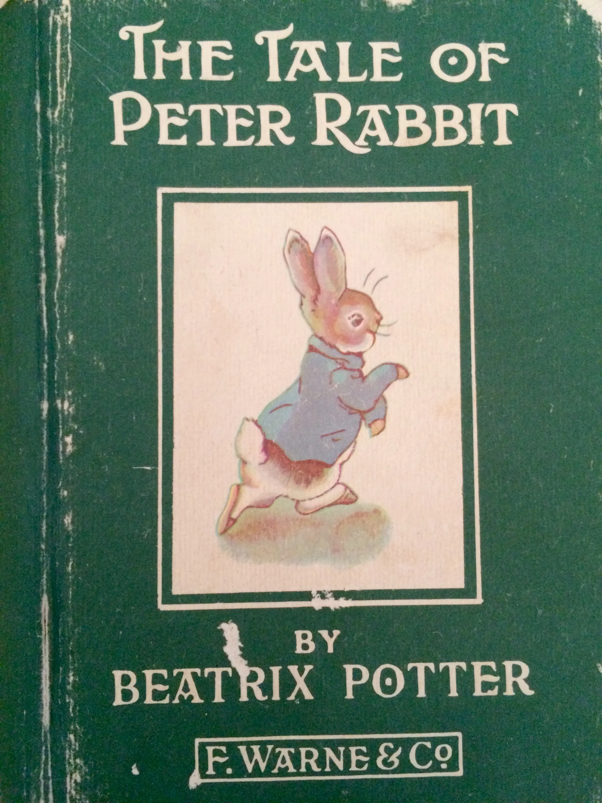 One of two Beatrix Potter books given by my parents to my daughter Lisa, 1970