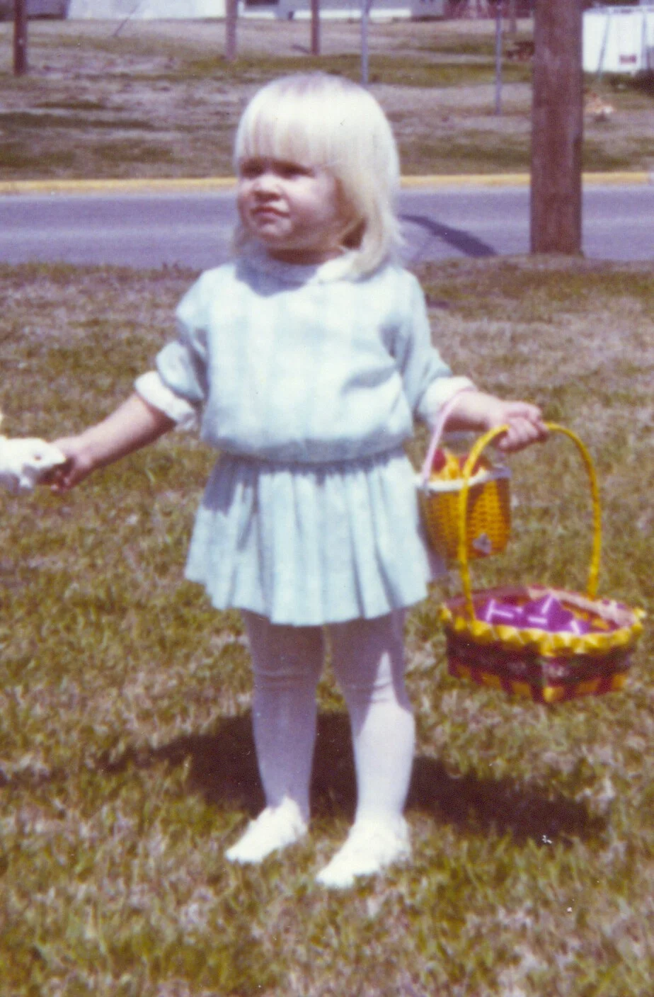 Two Easter baskets ... Lisa, 1970