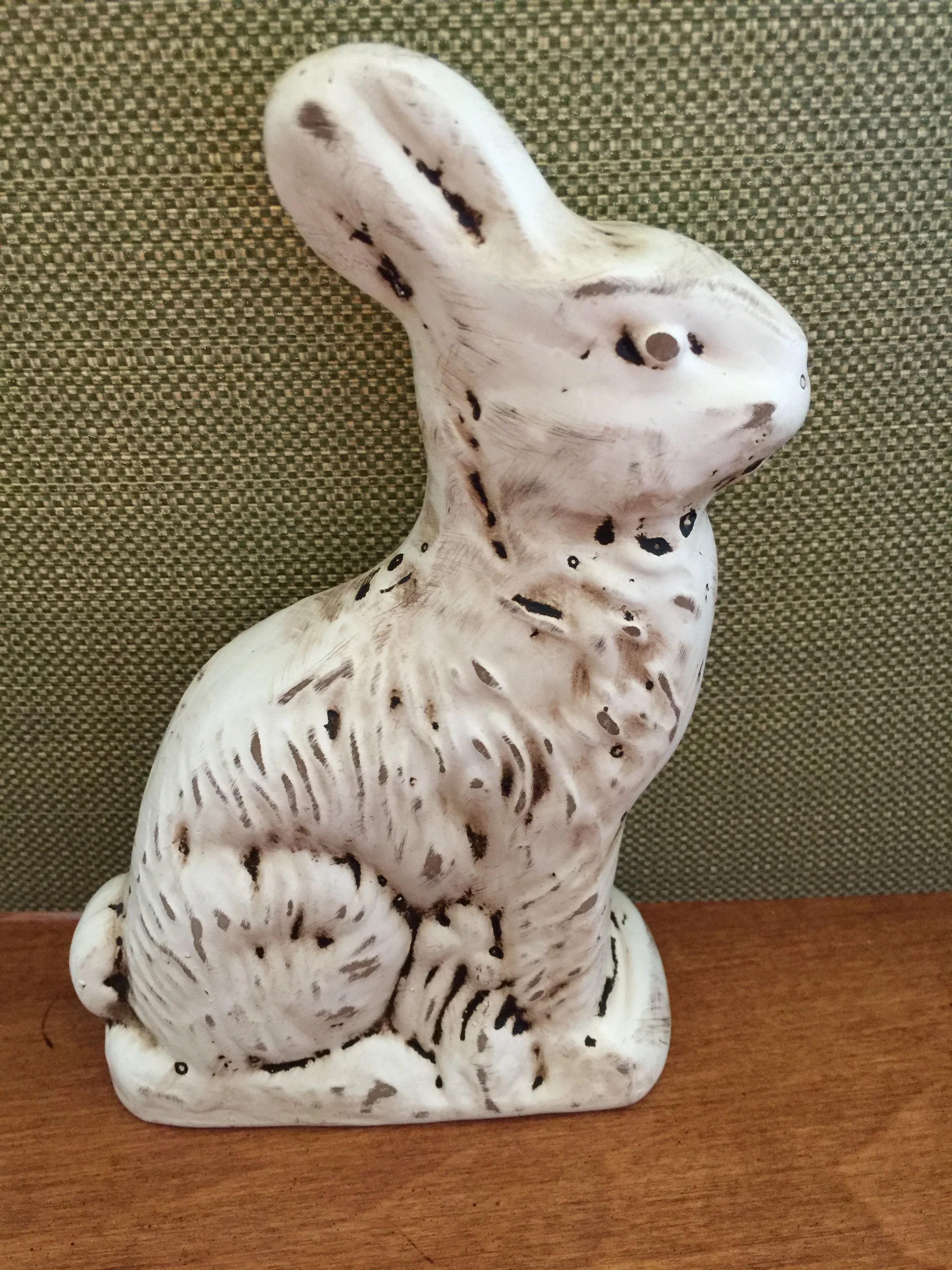 A small bunny figurine