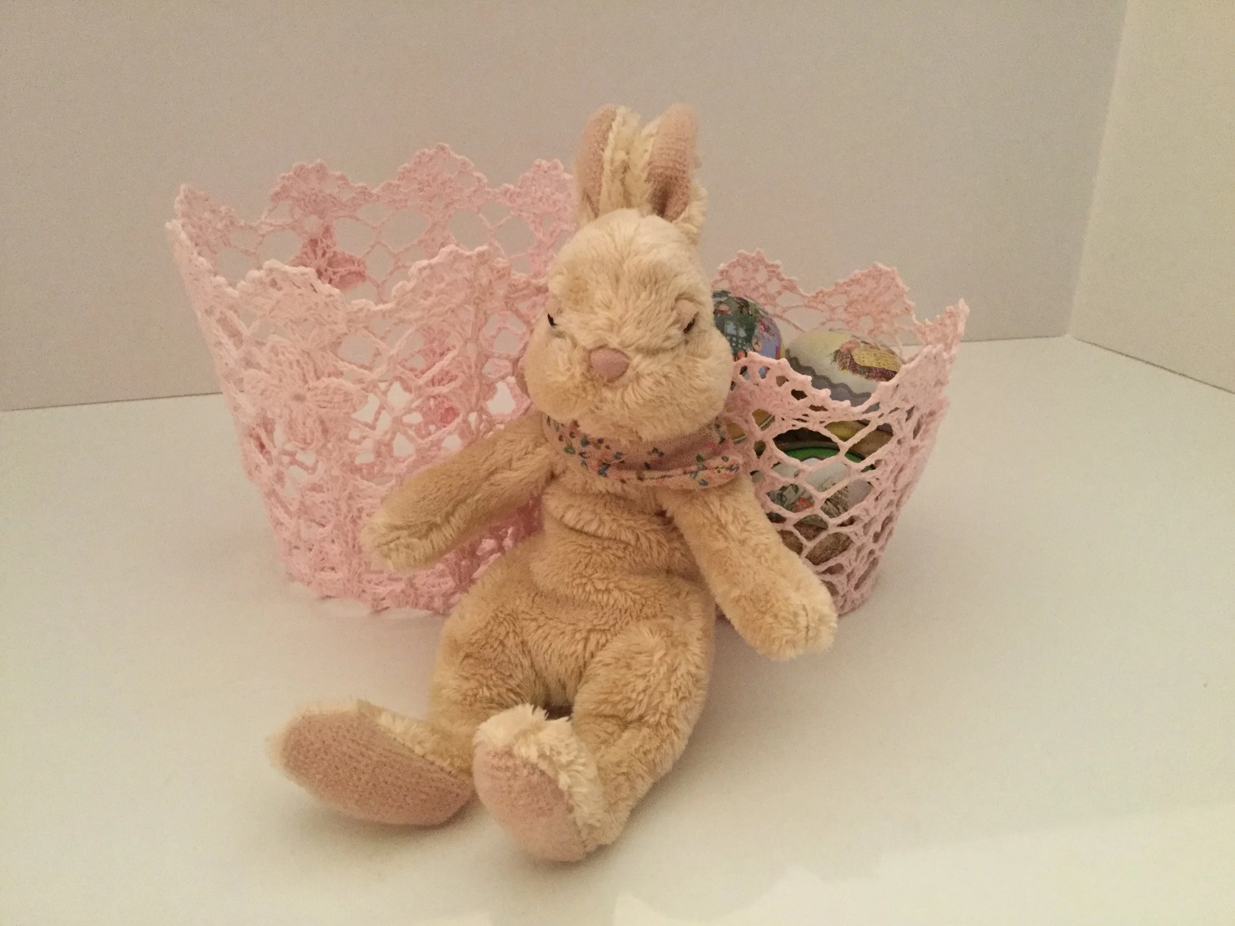 New bunny and pink baskets