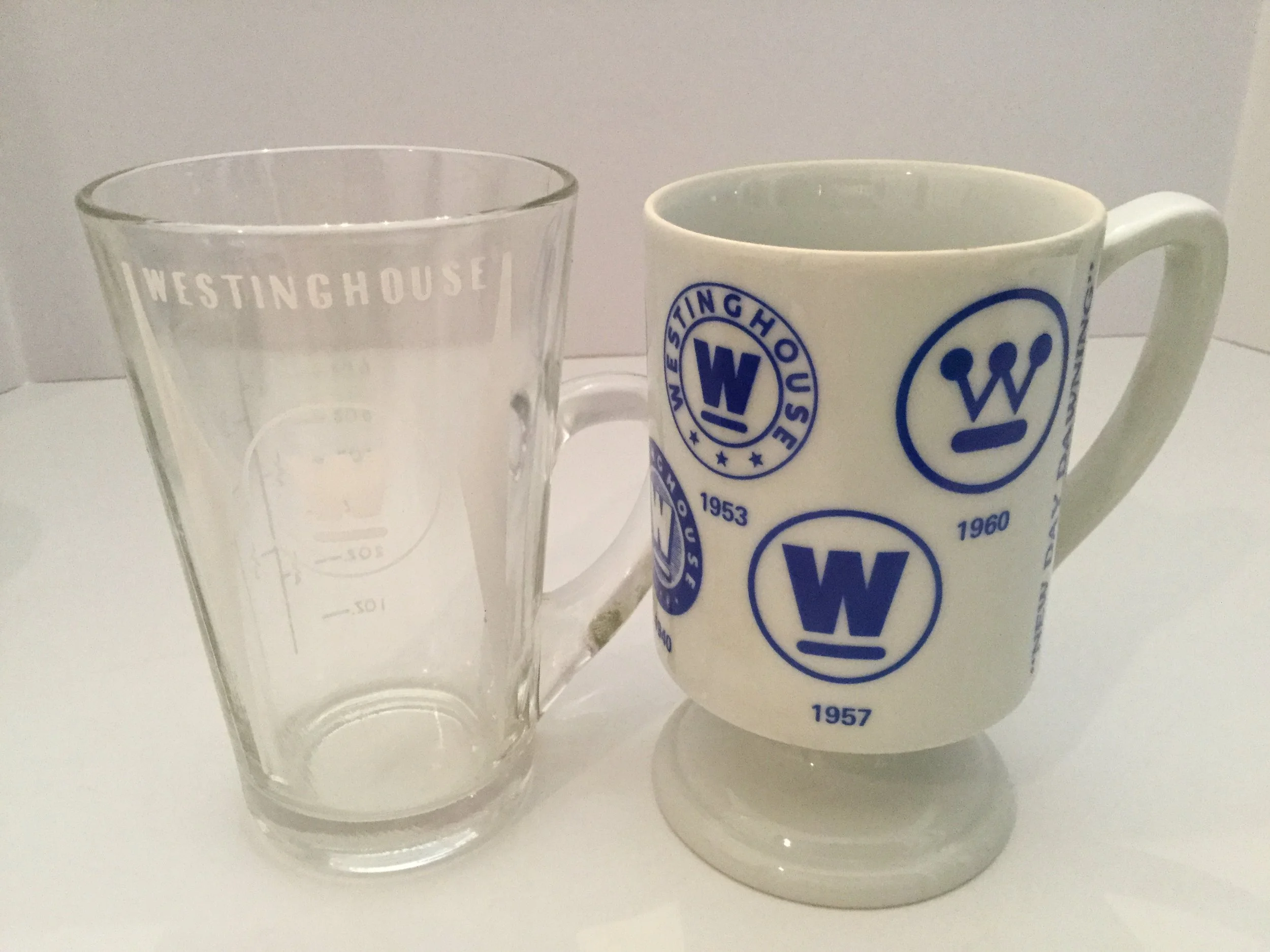 I collected these two mugs. 
