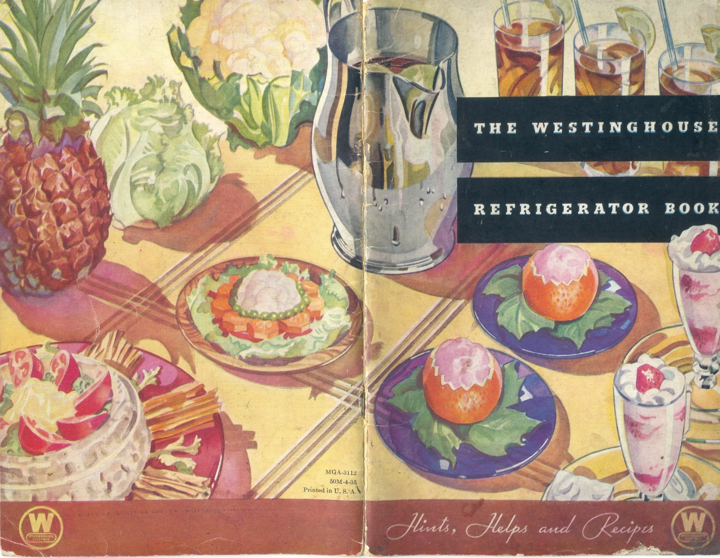 One of the first Westinghouse things I collected were appliance booklets ... they had such interesting graphics. This is a 1934 refrigerator booklet.