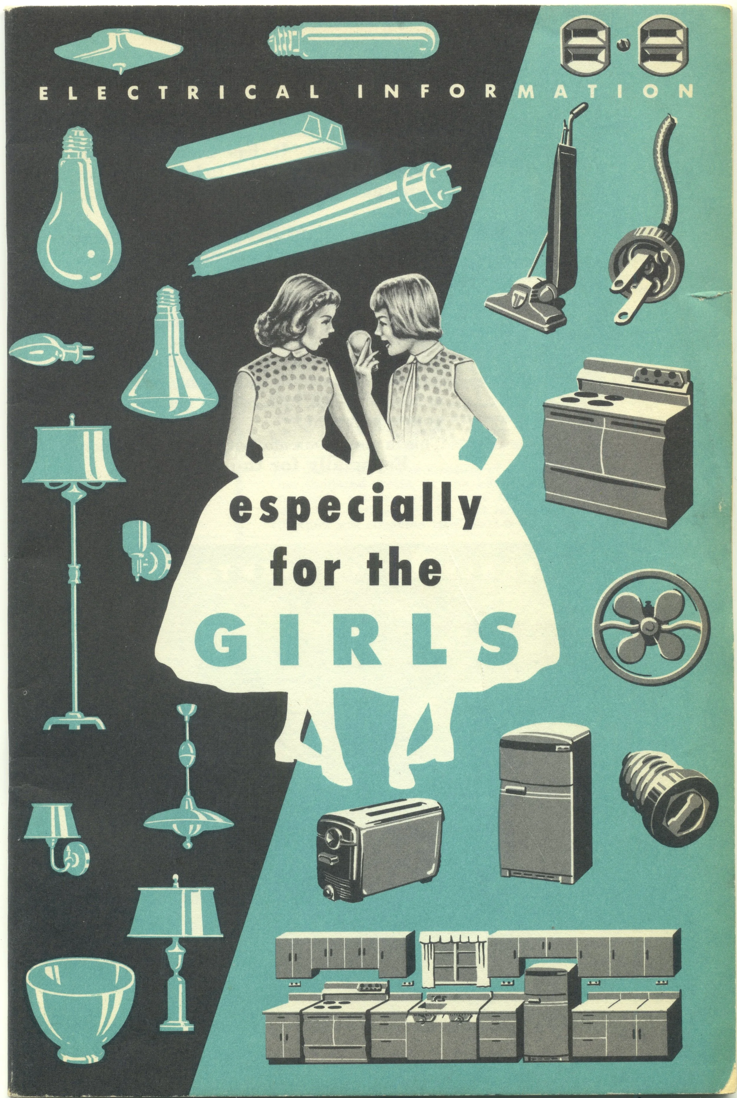 1957 Westinghouse booklet with special electrical information for the girls!