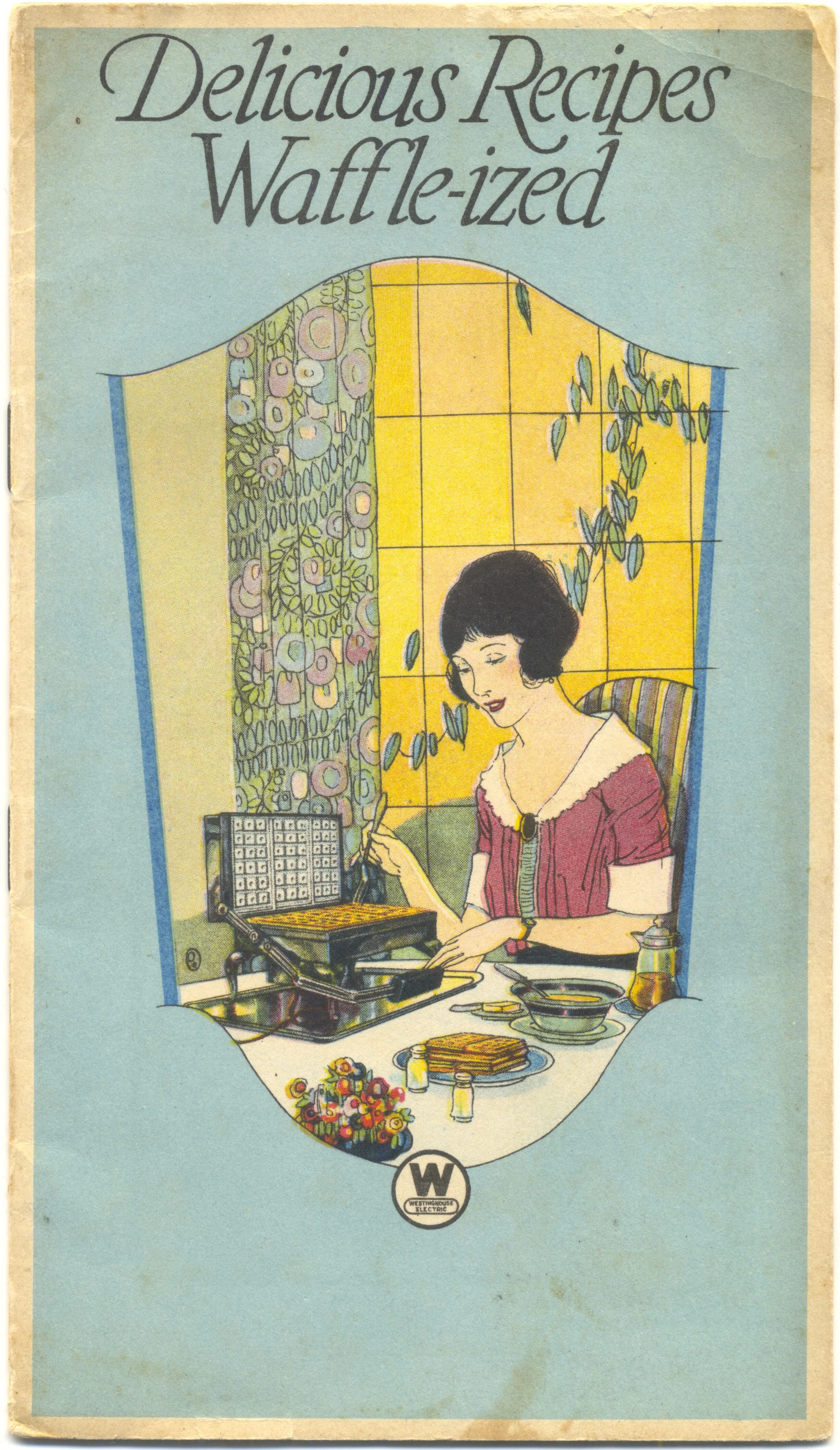 1922 Westinghouse waffle maker booklet ... really great illustration