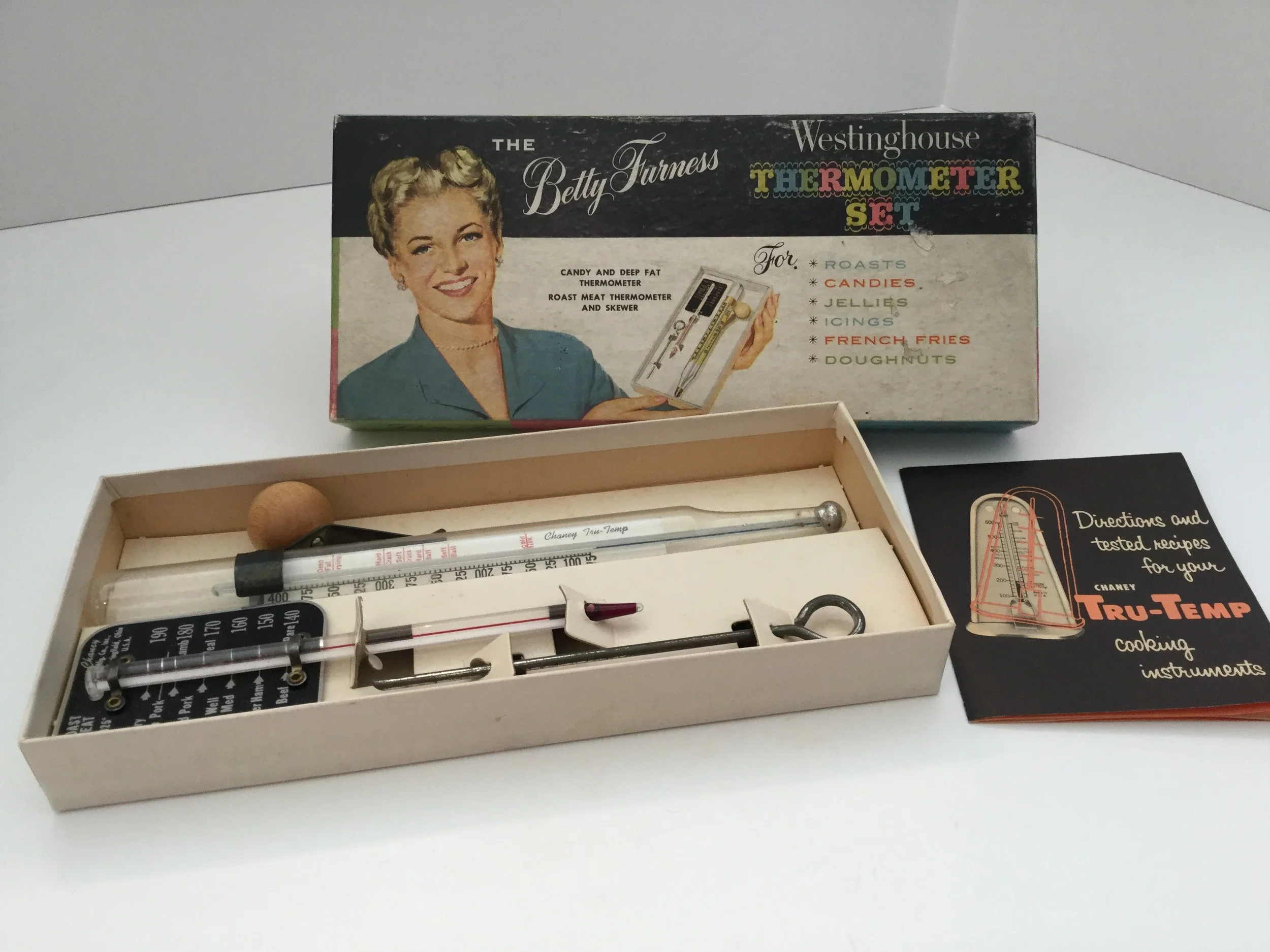 A set of Westinghouse thermometers for the kitchen