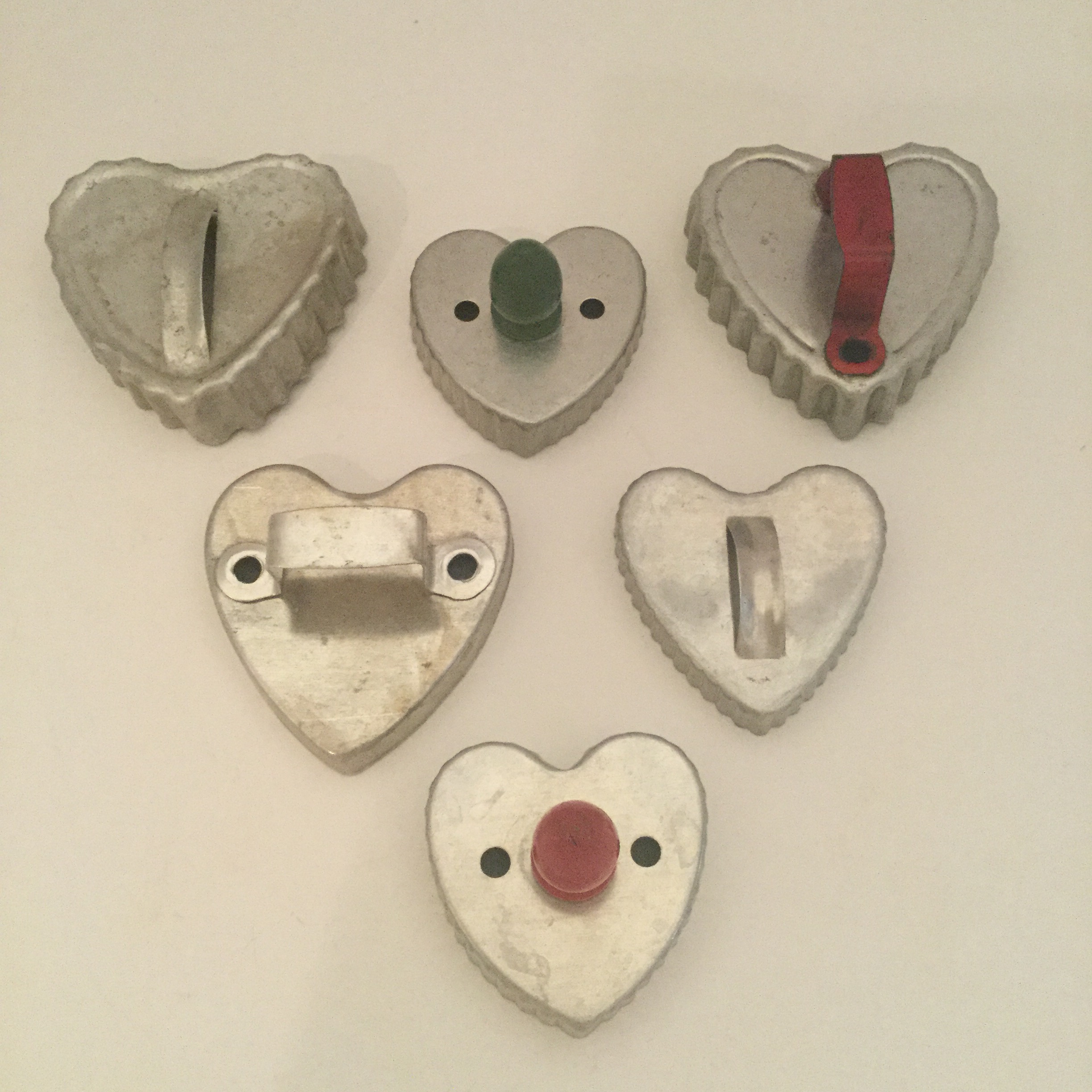 My heart cookie cutters ... also collected one at a time (that's the fun part!)