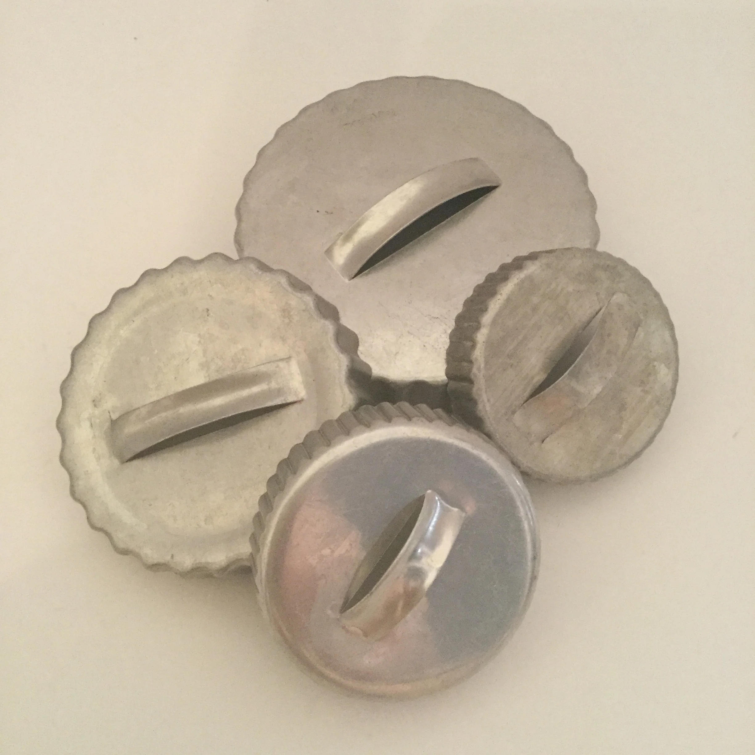 The circle cutters are great for sandwiches or sugar cookies and the larger tea cake cookies. My father told me one of his fondest memories was of his mother's tea cakes and that my sugar cookies tasted most like them that he had tasted since.