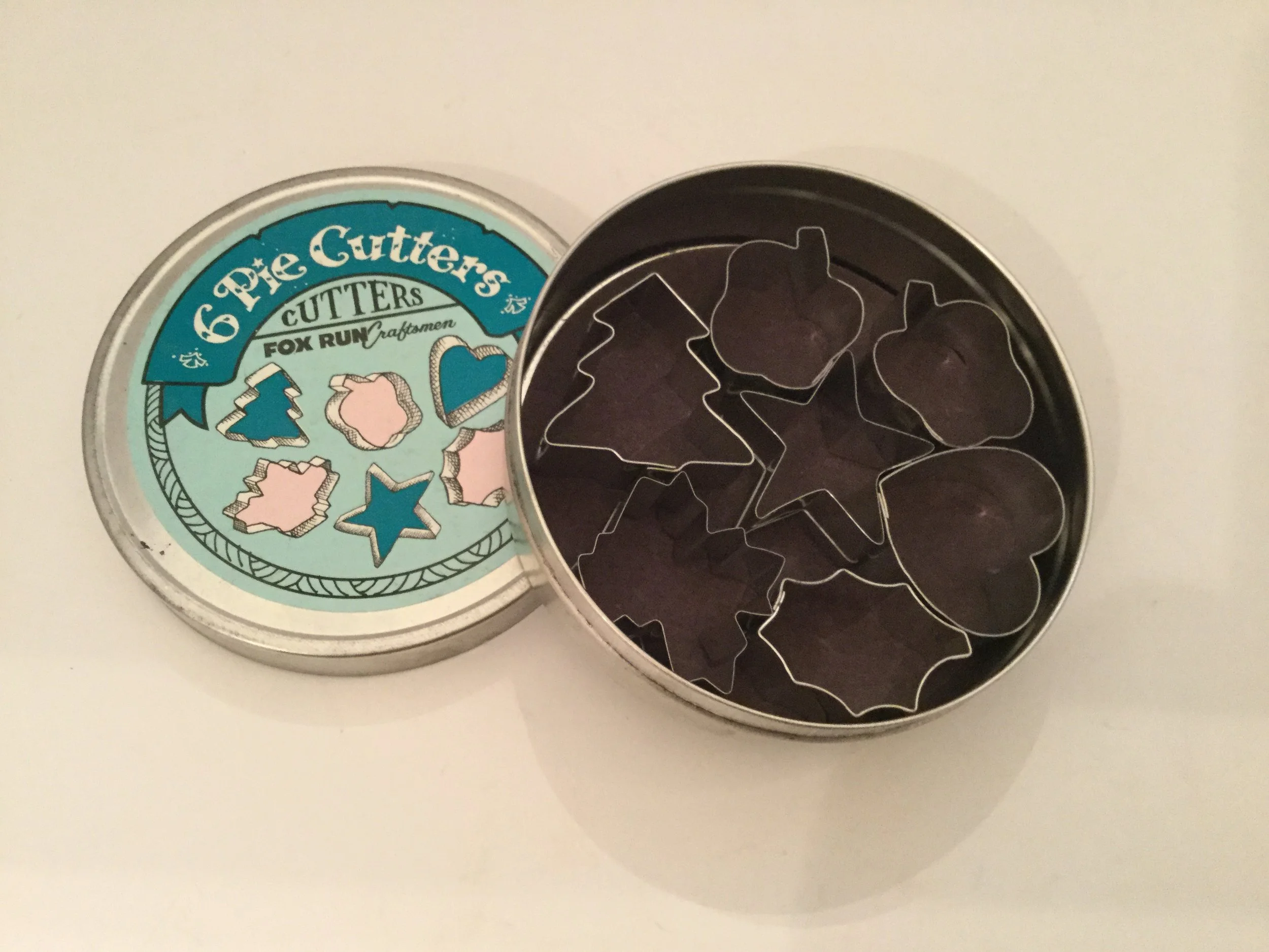 Set of small pie crust cutters
