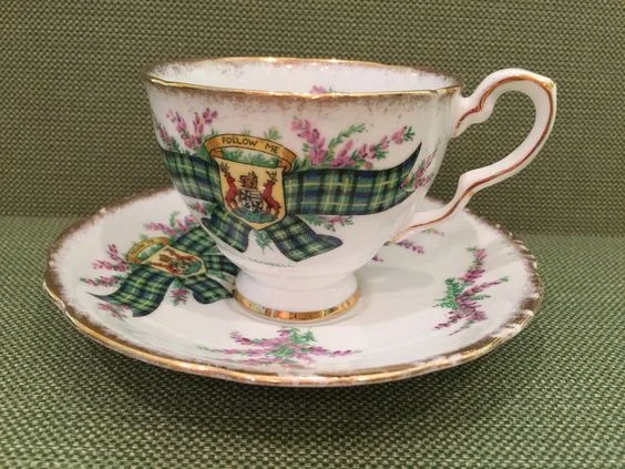 Royal Stafford China Tartan series cup and saucer ... made in England