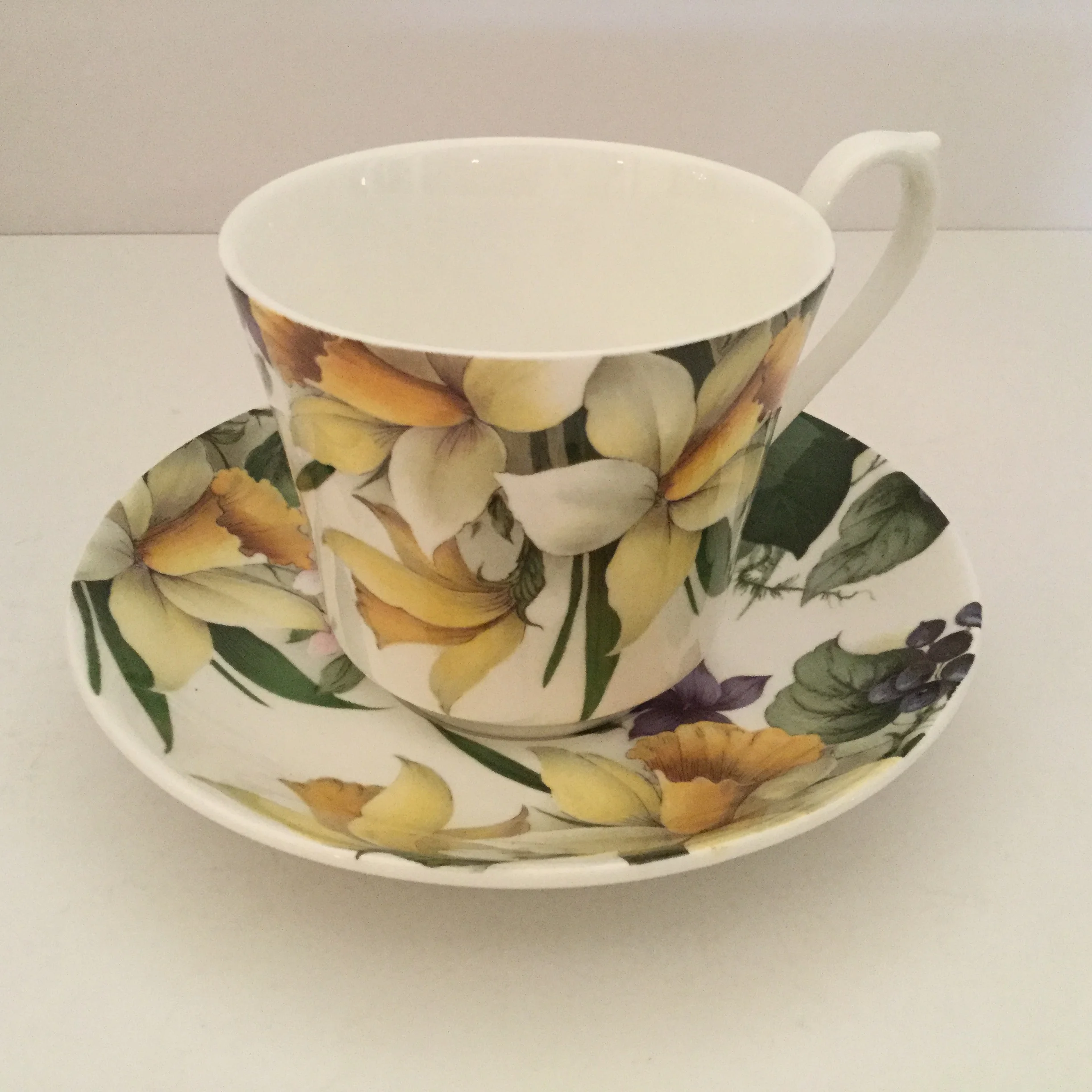 Cup and saucer from the Victoria's Secret Collection