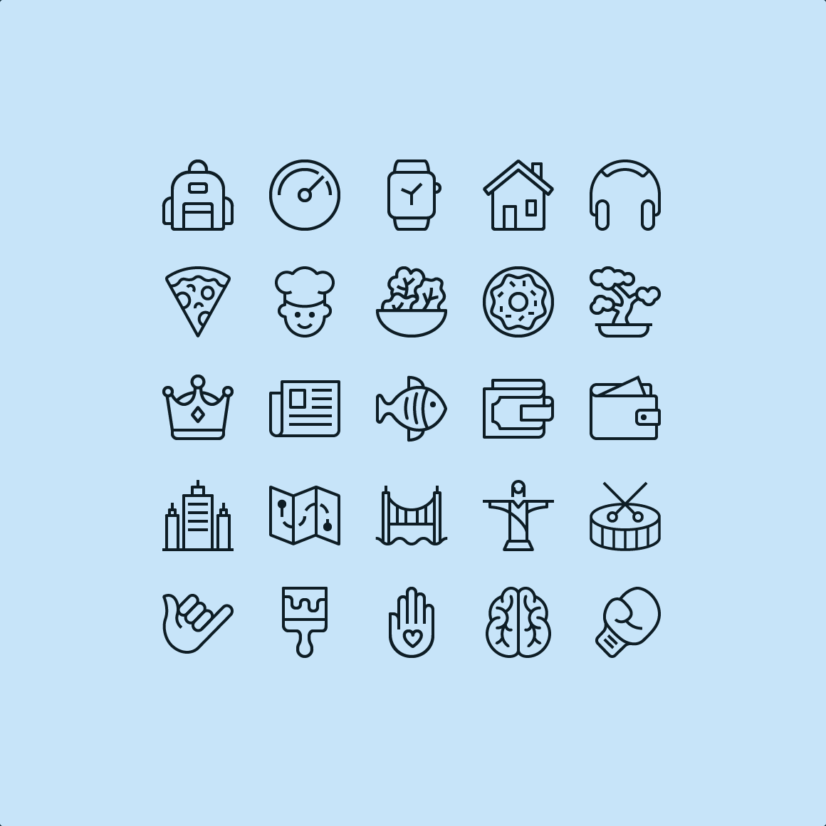 iOS Edge Line - 1200 icons