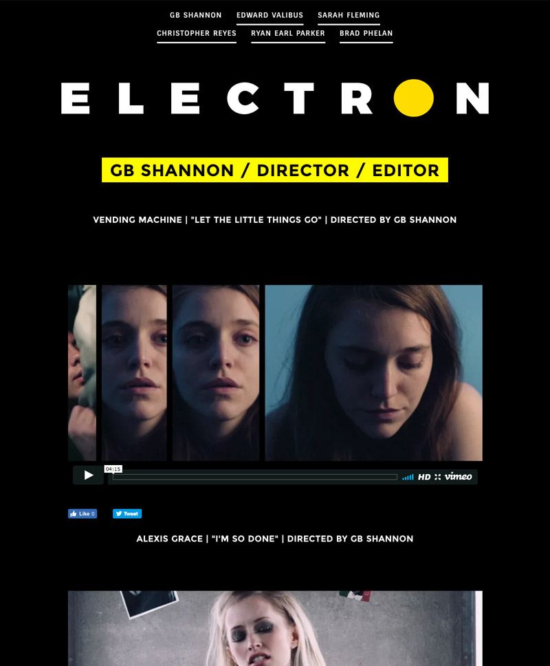 Electron Music Video Directors