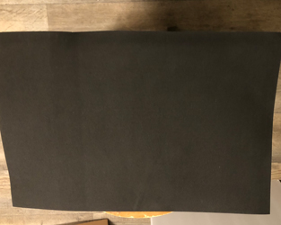 Black craft foam or piece of paper. This will go under the glass if you are using the frame instead of Plexiglass. (If using plexiglass this is optional.)
