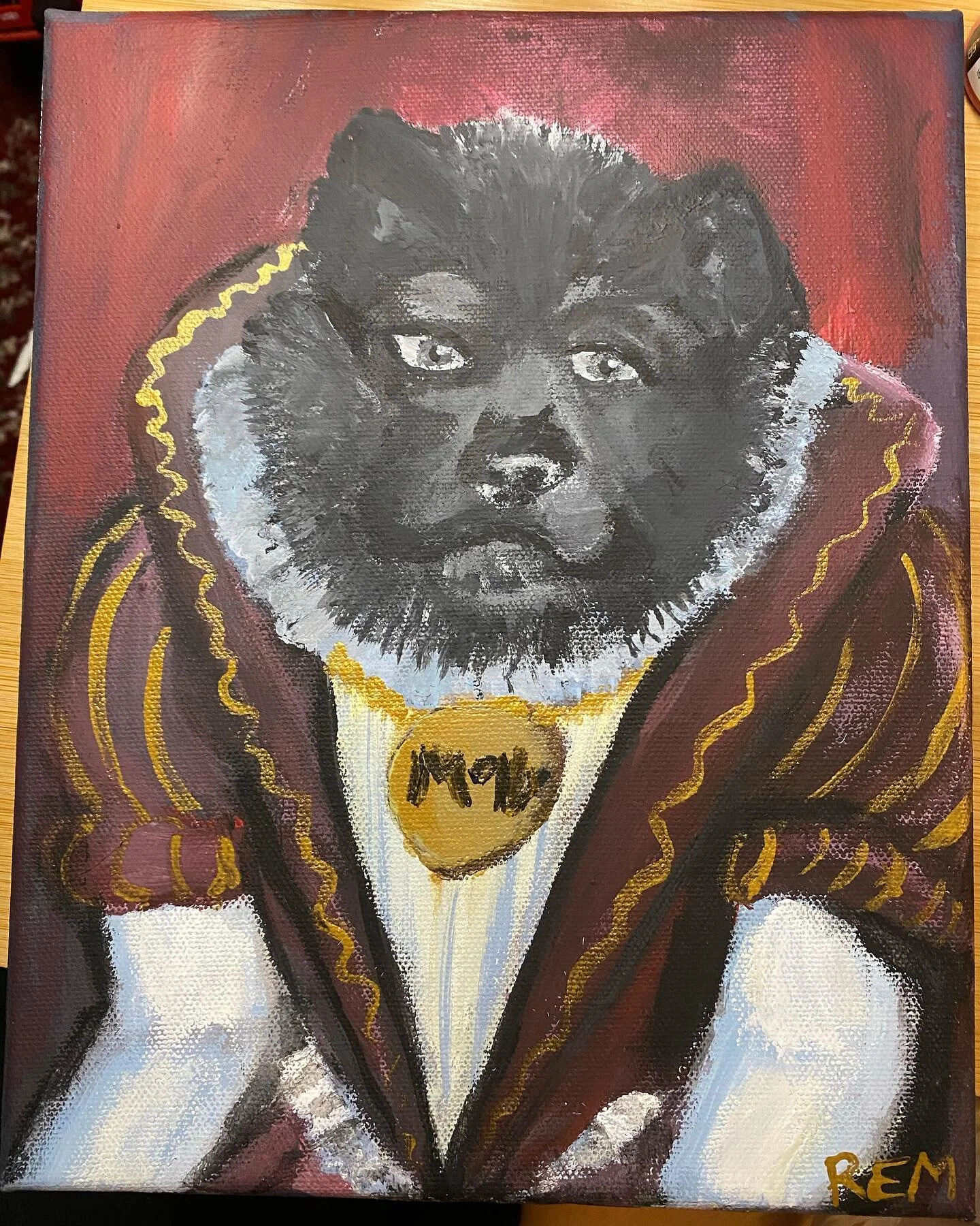 Molly in Renaissance Clothes by Rachel Moore