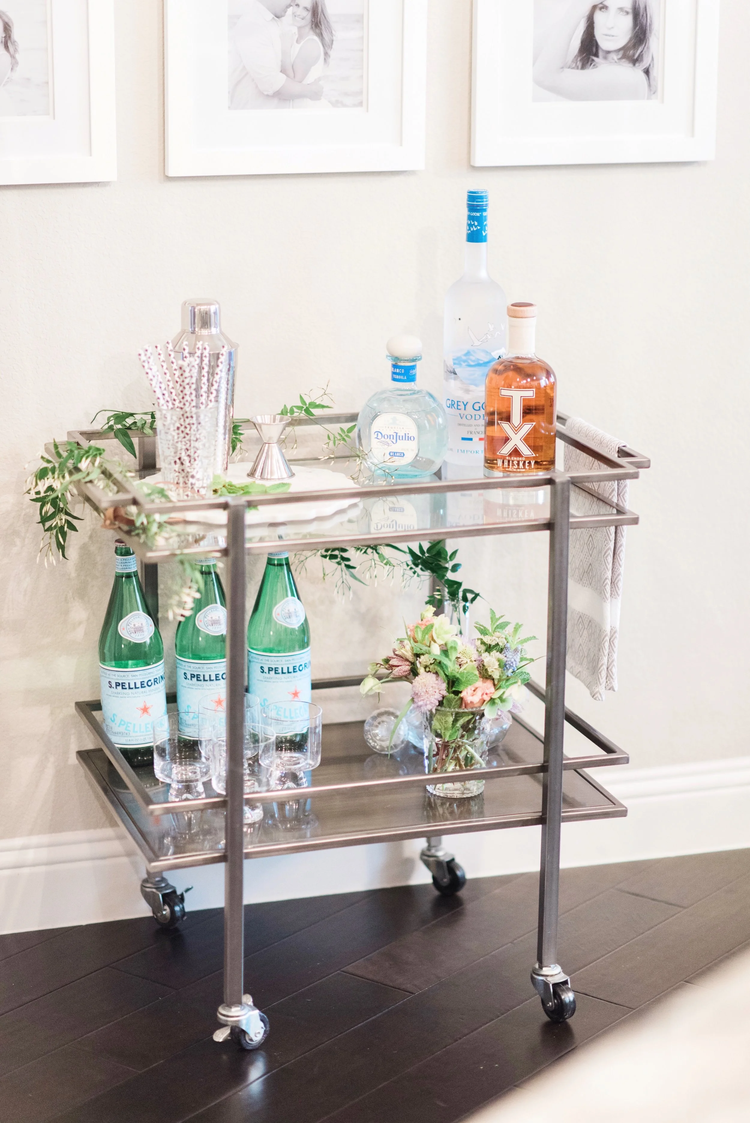 How to Style a Bar Cart