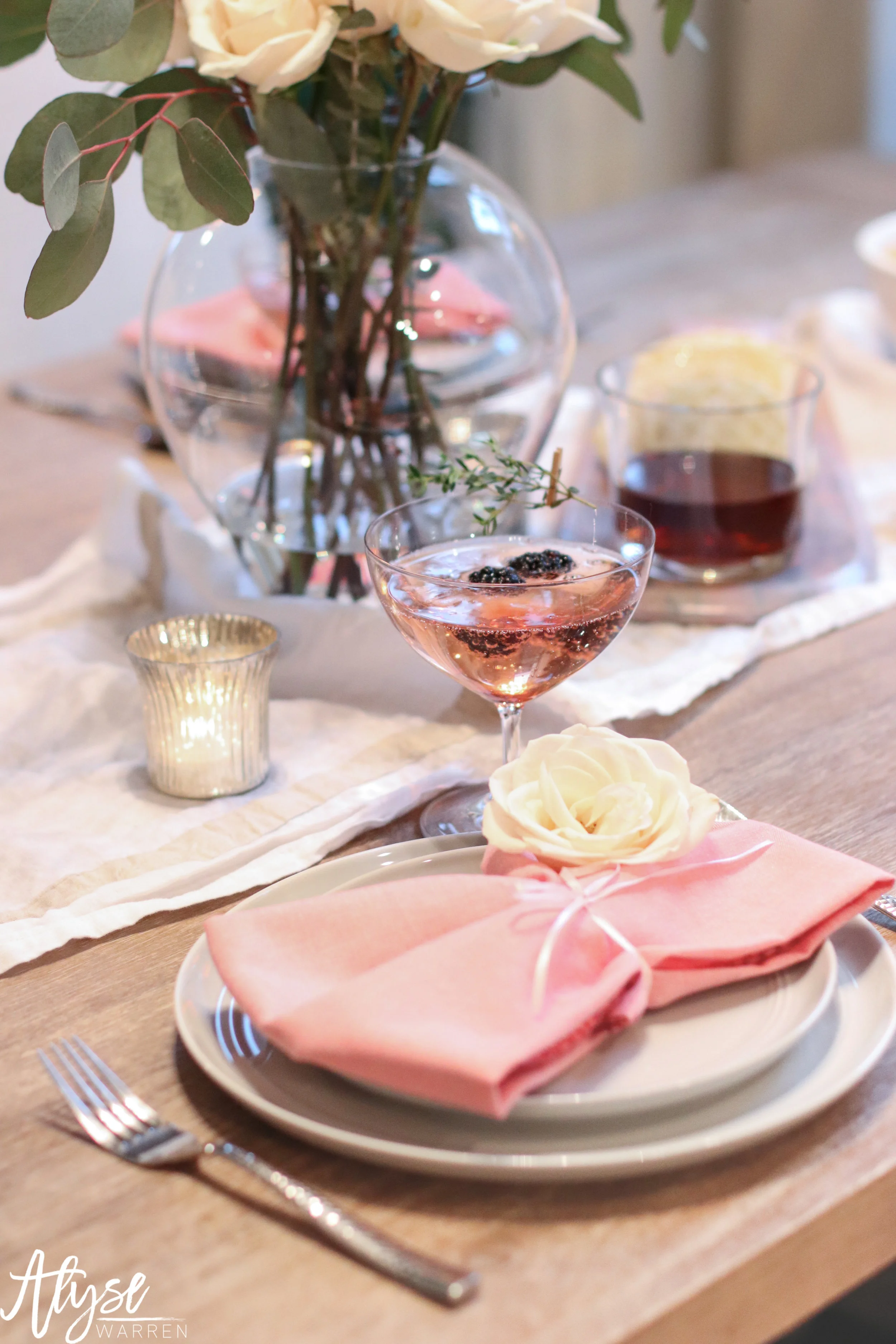 Valentine's Day Tablescape