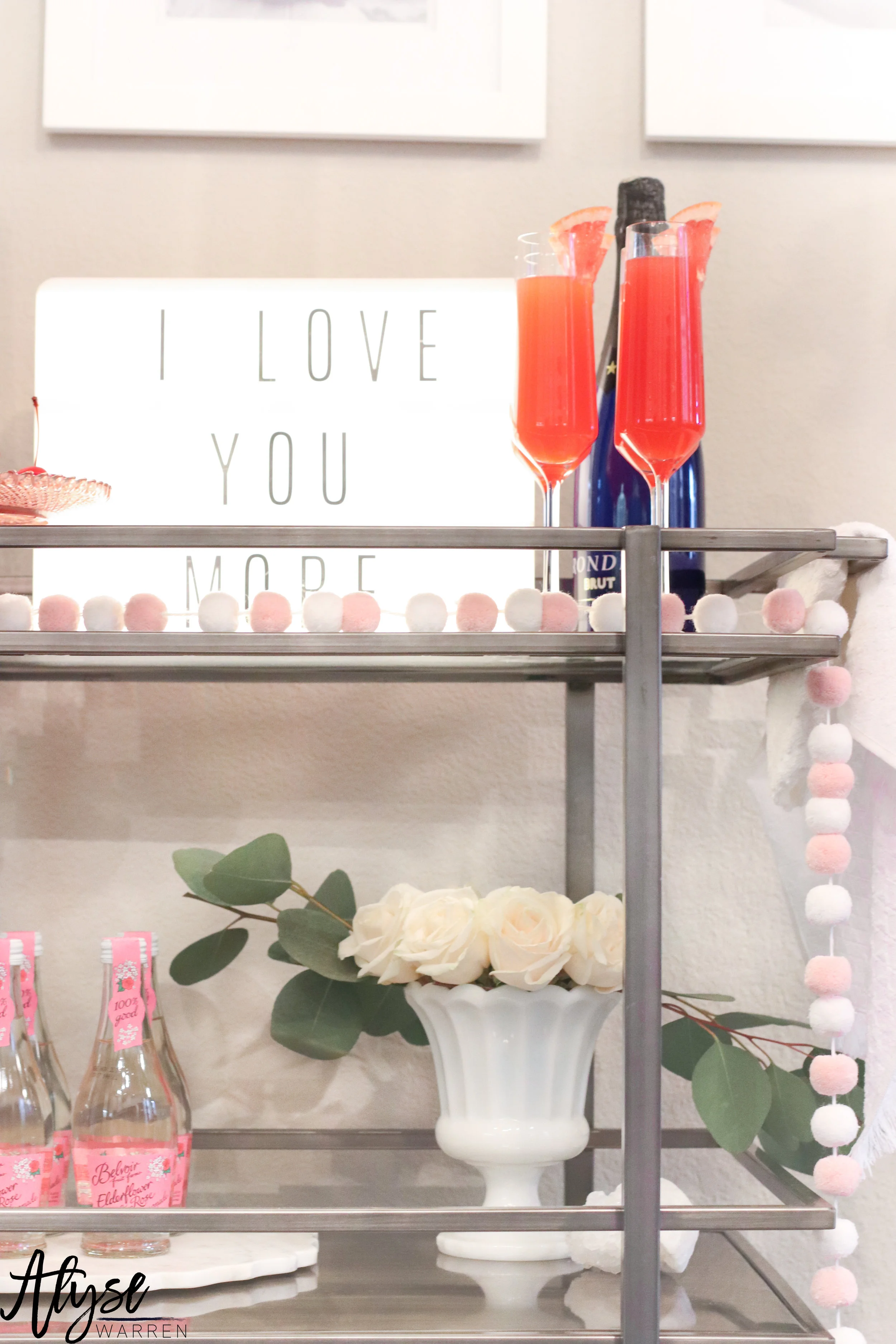 Valentine's Day Bar Cart — Alyse Warren
