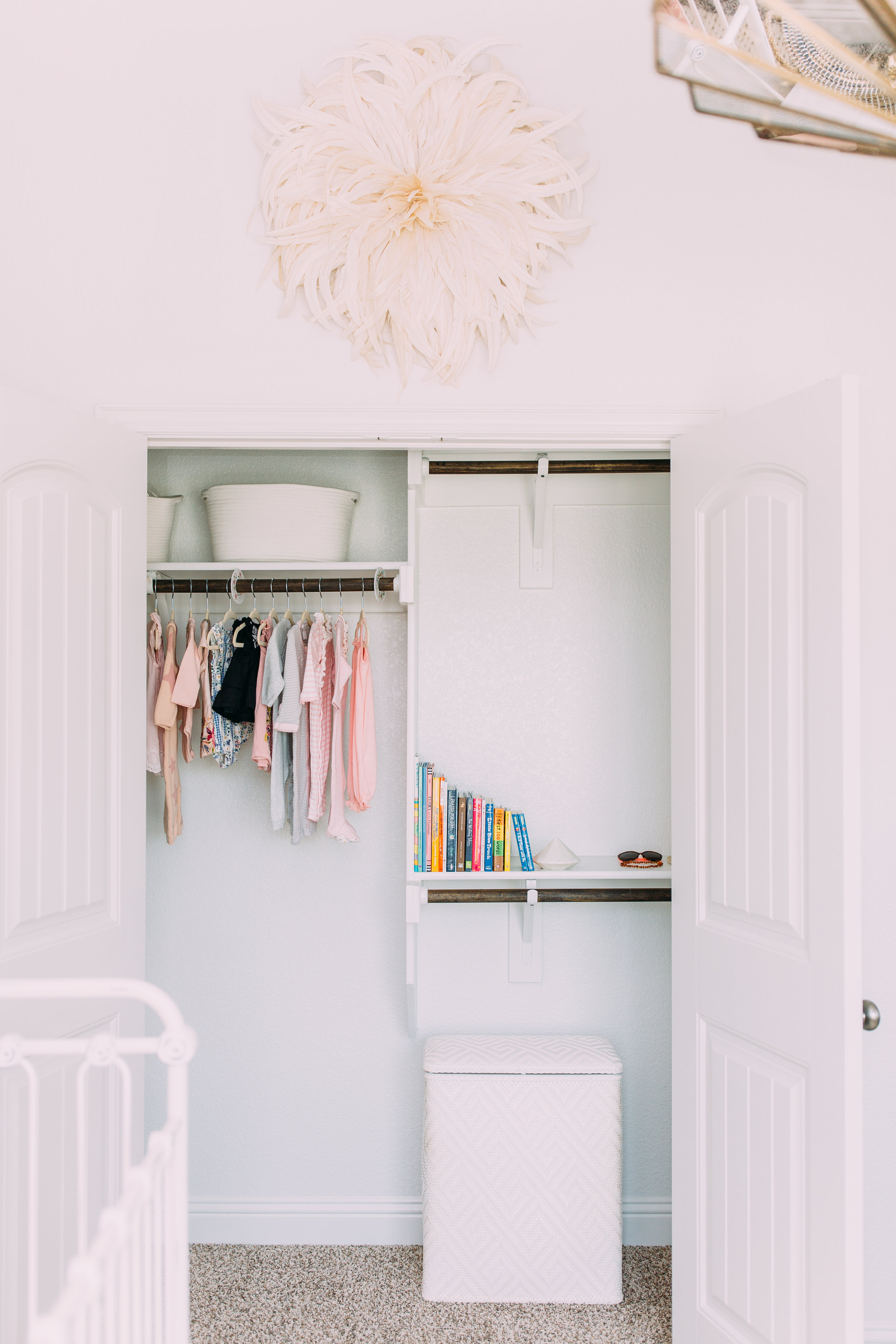 Sophisticated Blush and White Baby Girl Nursery — Alyse Warren