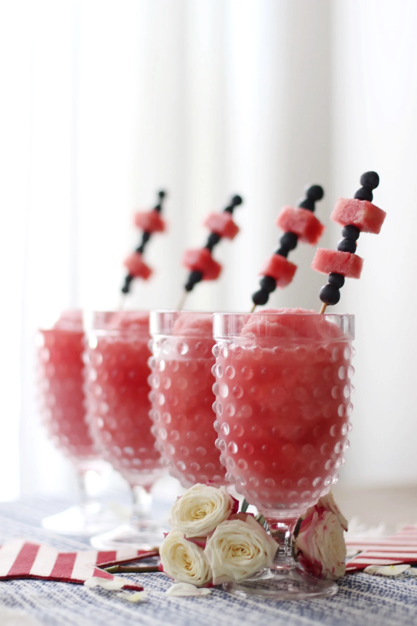 Watermelon Frosé Summer Cocktail Perfect for July 4th