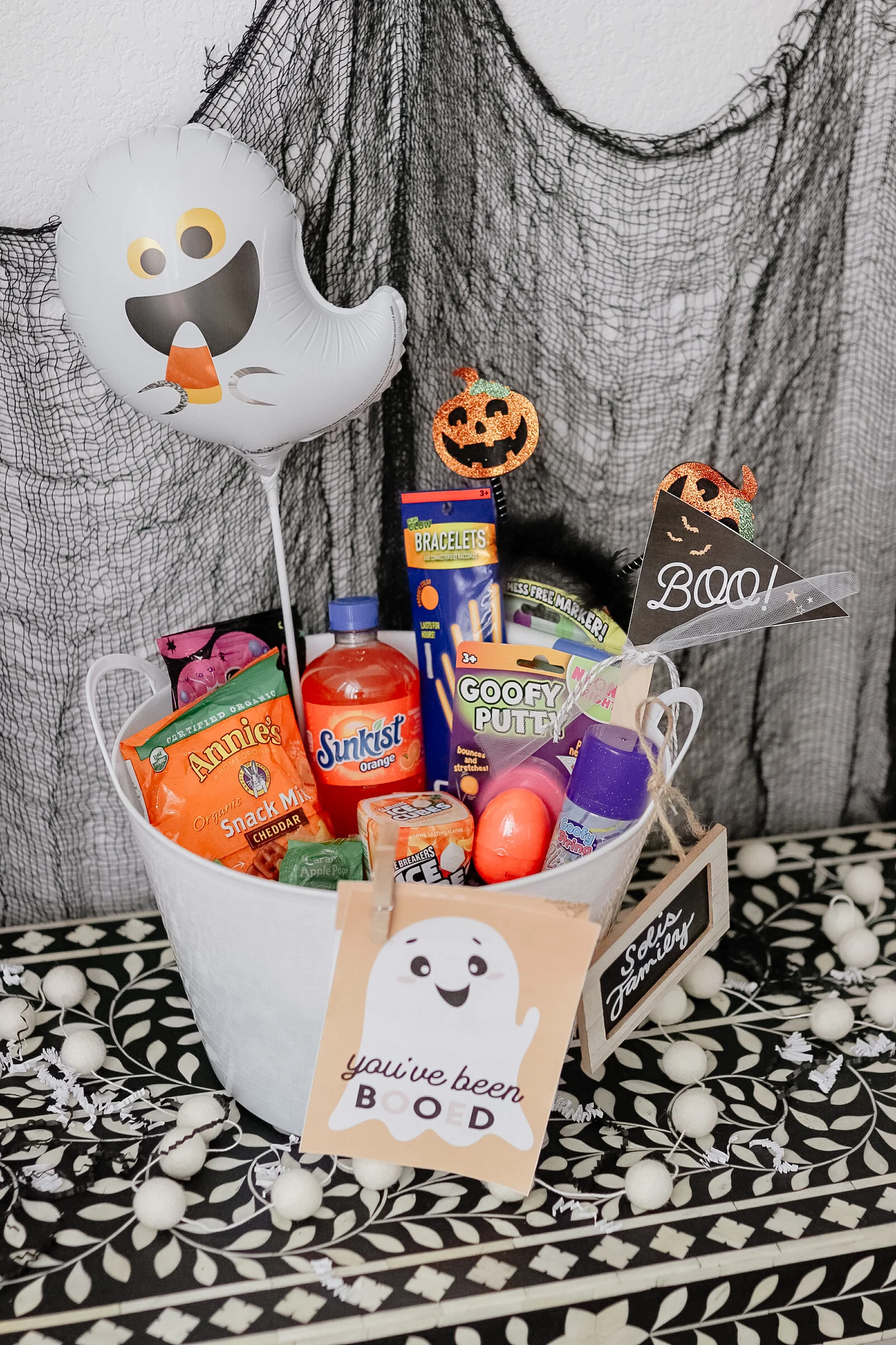 Halloween Boo Basket