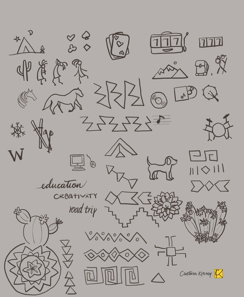 collection of icons