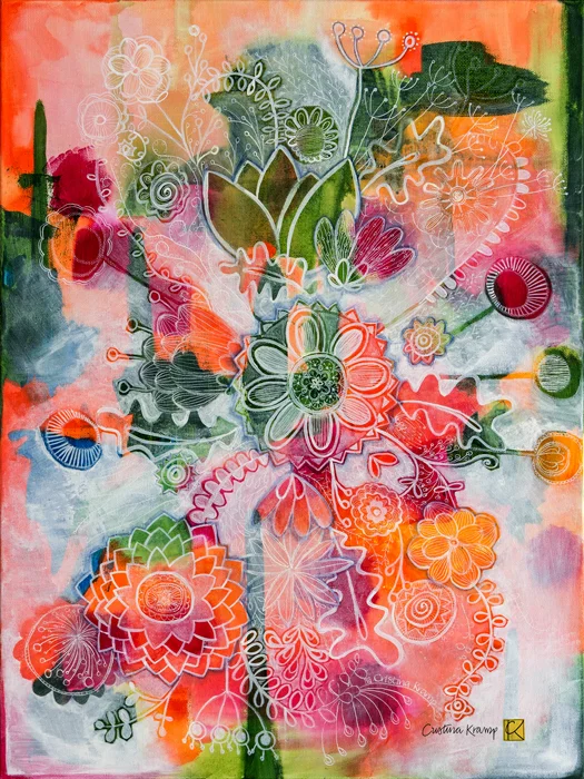 18x24” ink & acrylic on canvas $550, available after August