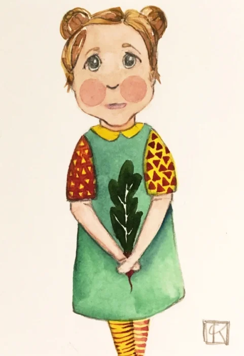 4x6 in watercolor on hot pressed paper