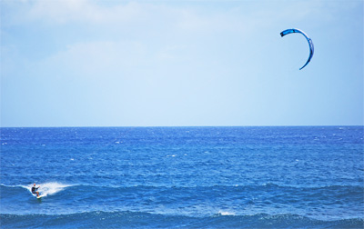 Kitesurfing