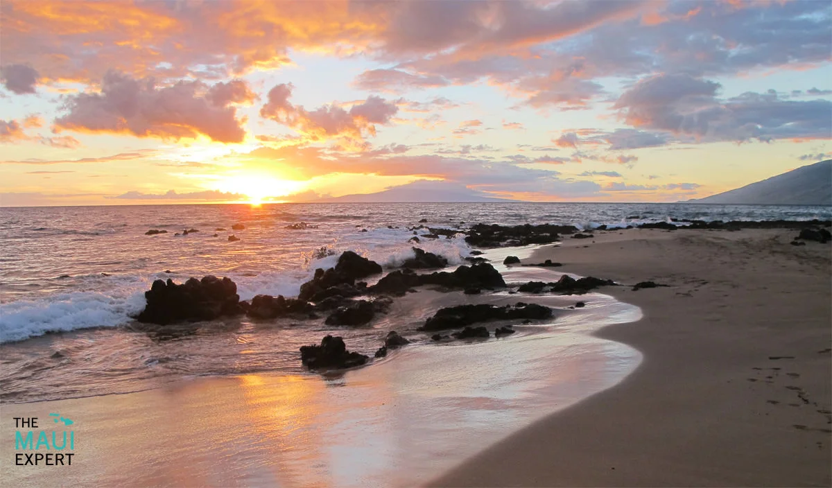 Sunset at Keawakapu Beach Kihei Maui