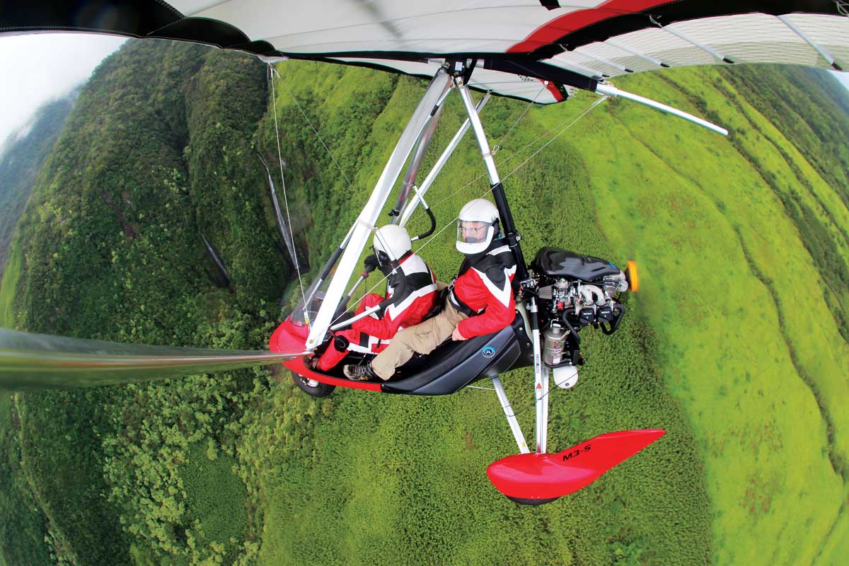 Hang Glide Maui When I first catch sight of Armin Engert outside his hangar in Hana, he’s wheeling a Radio Flyer wagon—and it’s filled with three jugs of gasoline … read more