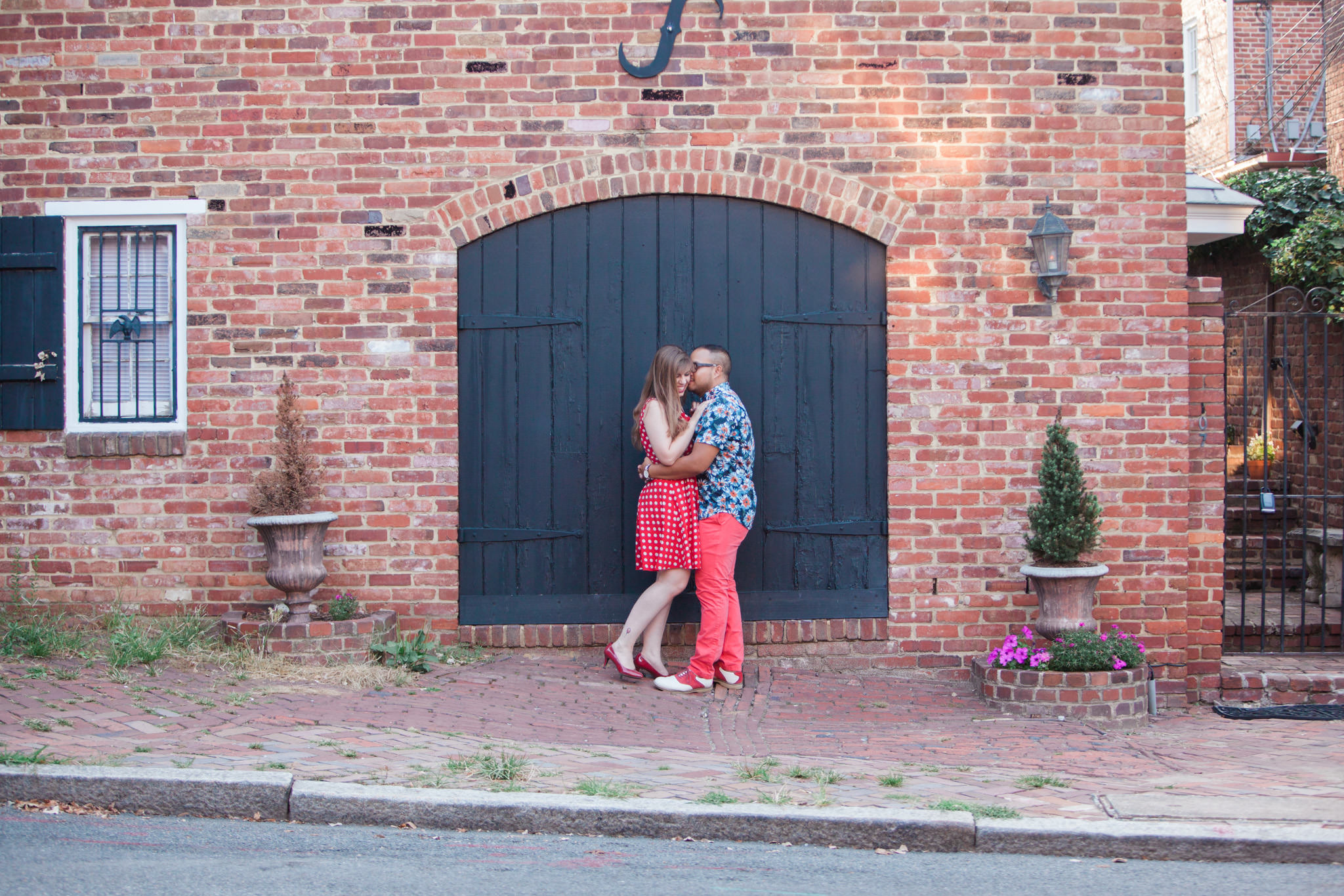 Alli & Kovit | Old Town Alexandria Engagement Photos