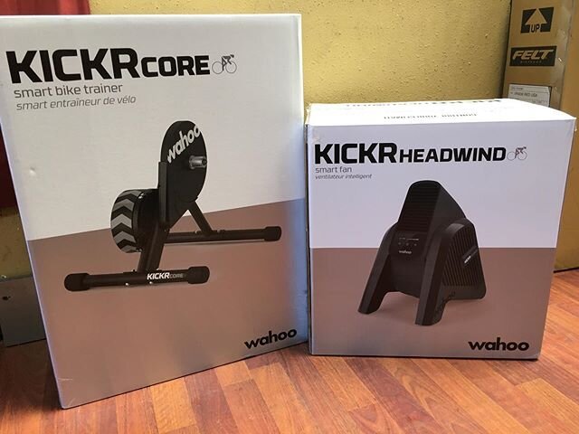 @wahoofitnessofficial Kickr Core and Kickr Headwind make for an awesome training combo!  #wahookickr #wahoofitness #zwift #zwiftcycling