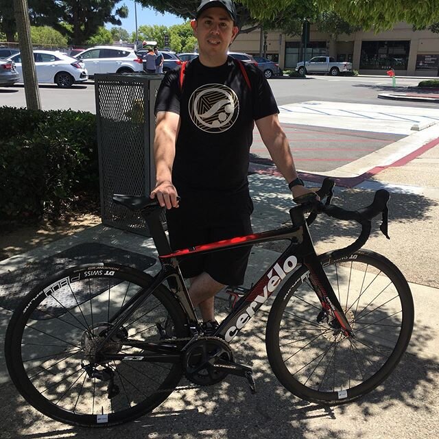 @armando_novelo_ and his new @cervelocycles S3!  His joy and excitement for a new bike made this project so much fun!! #cervelo #cervelos3 #aerobike