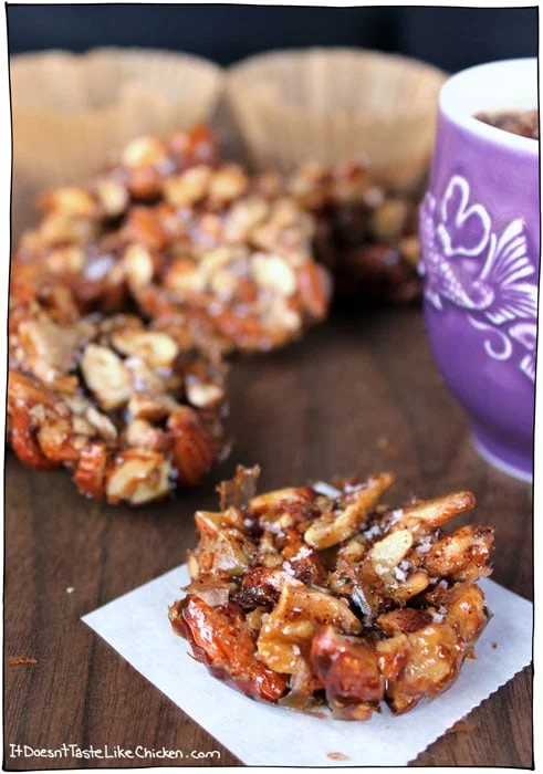 Salted Caramel Maple Nut Clusters From: It Doesn’t Taste Like Chicken