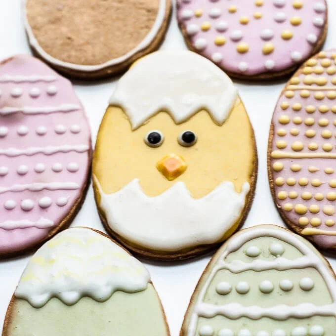 Easter Sugar Cookies - always a crowd pleaser! Check out this simple and delicious recipe from Vegan Family Recipes to help channel your inner Easter Bunny.