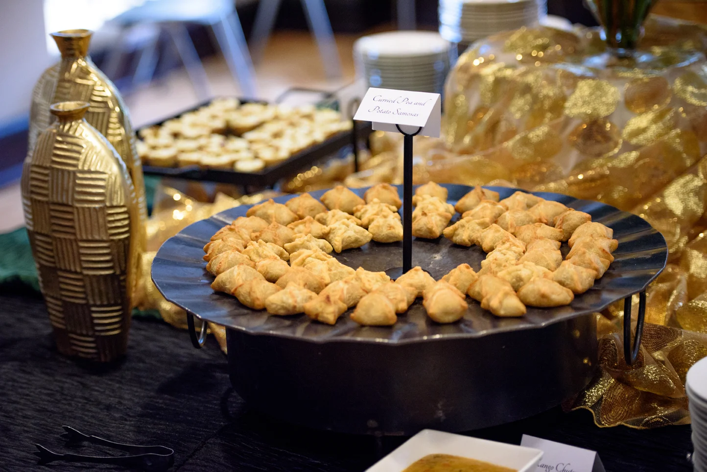 Thanks to Purple Onion Catering for providing a delicious spread and full bar