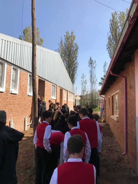 Entering church. Photo: Katherine Silverthorne
