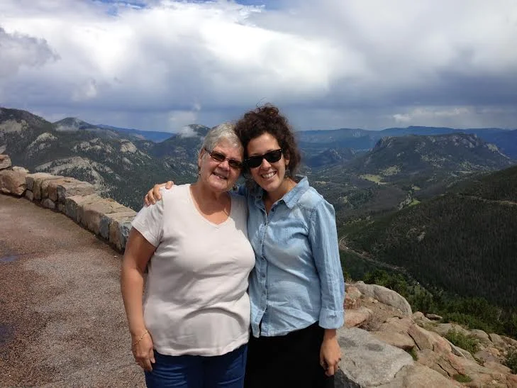 Cailey with her Mom Suze: Happy Mothers Day!