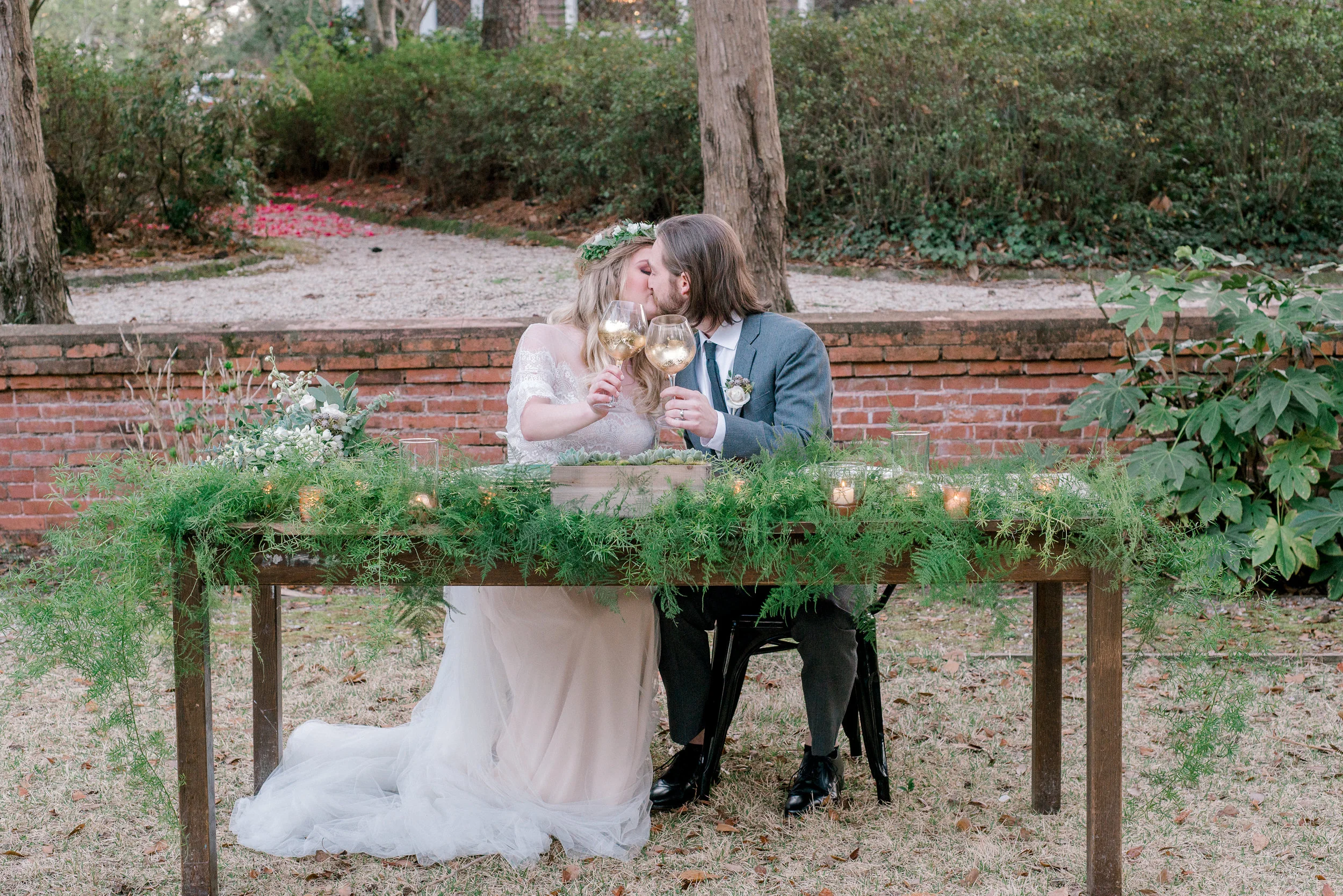 Outside Reception Wedding Bride and Groom | Ademurelife Fashion Blog