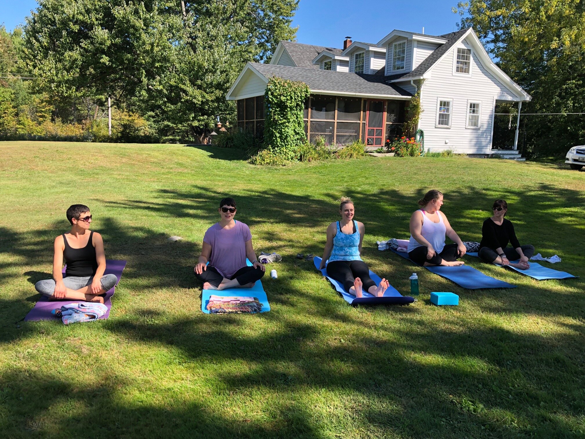 yoga on the farm