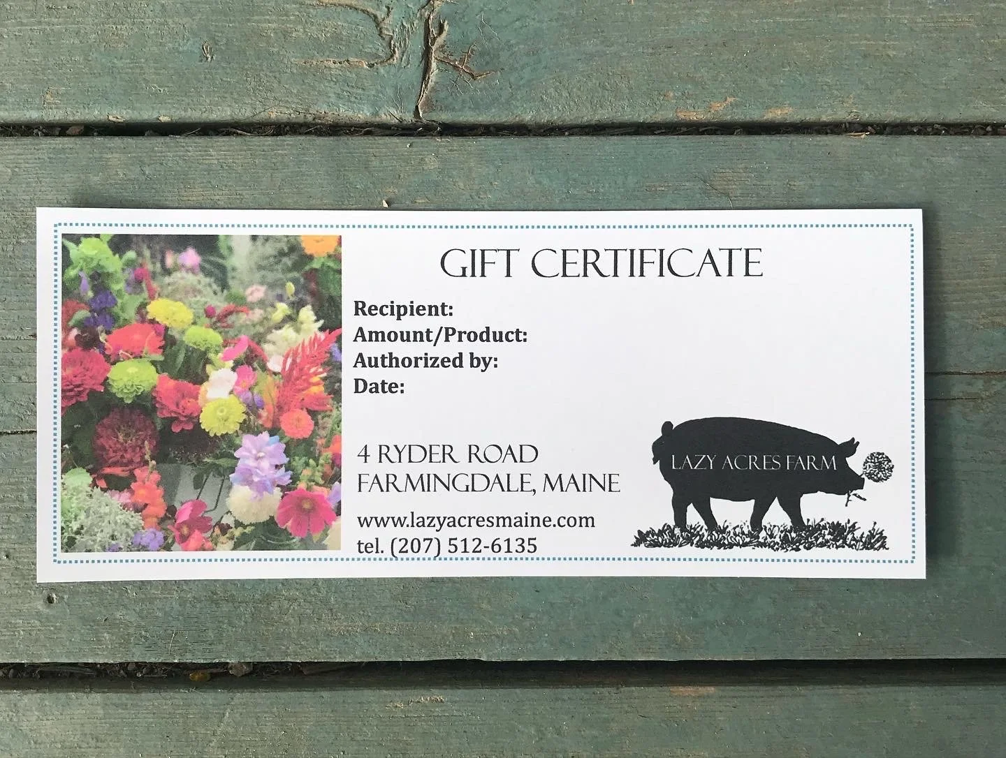 Gift Certificate