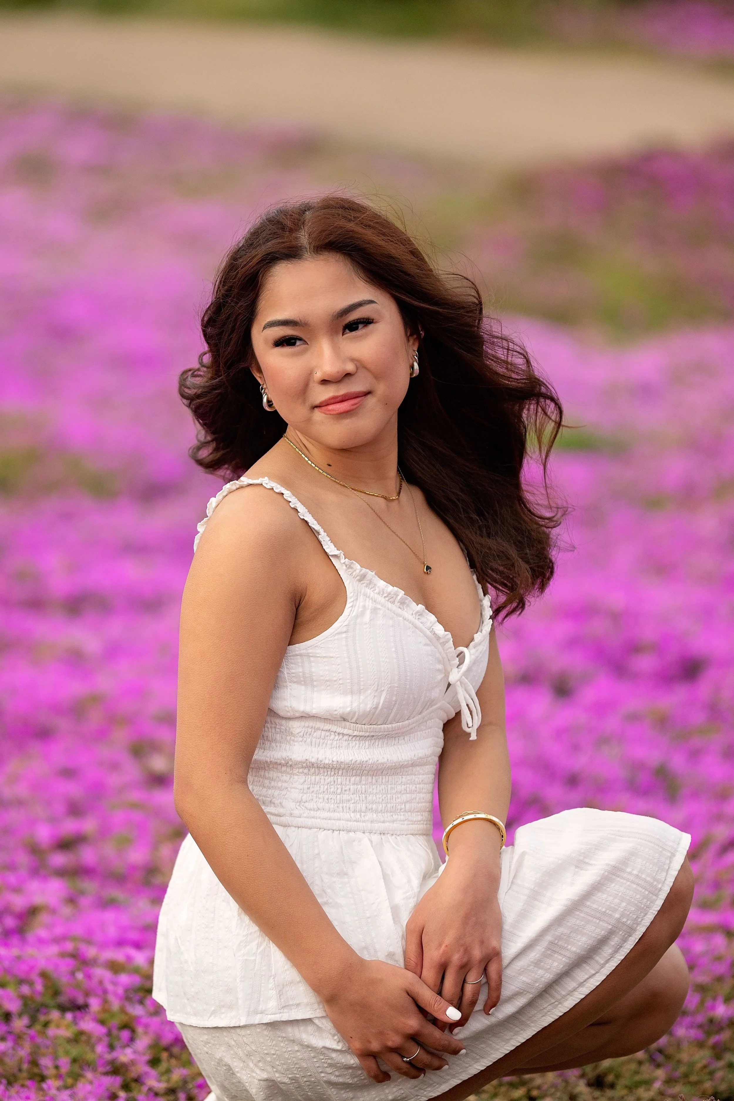 Golden hour senior pictures in Monterey County