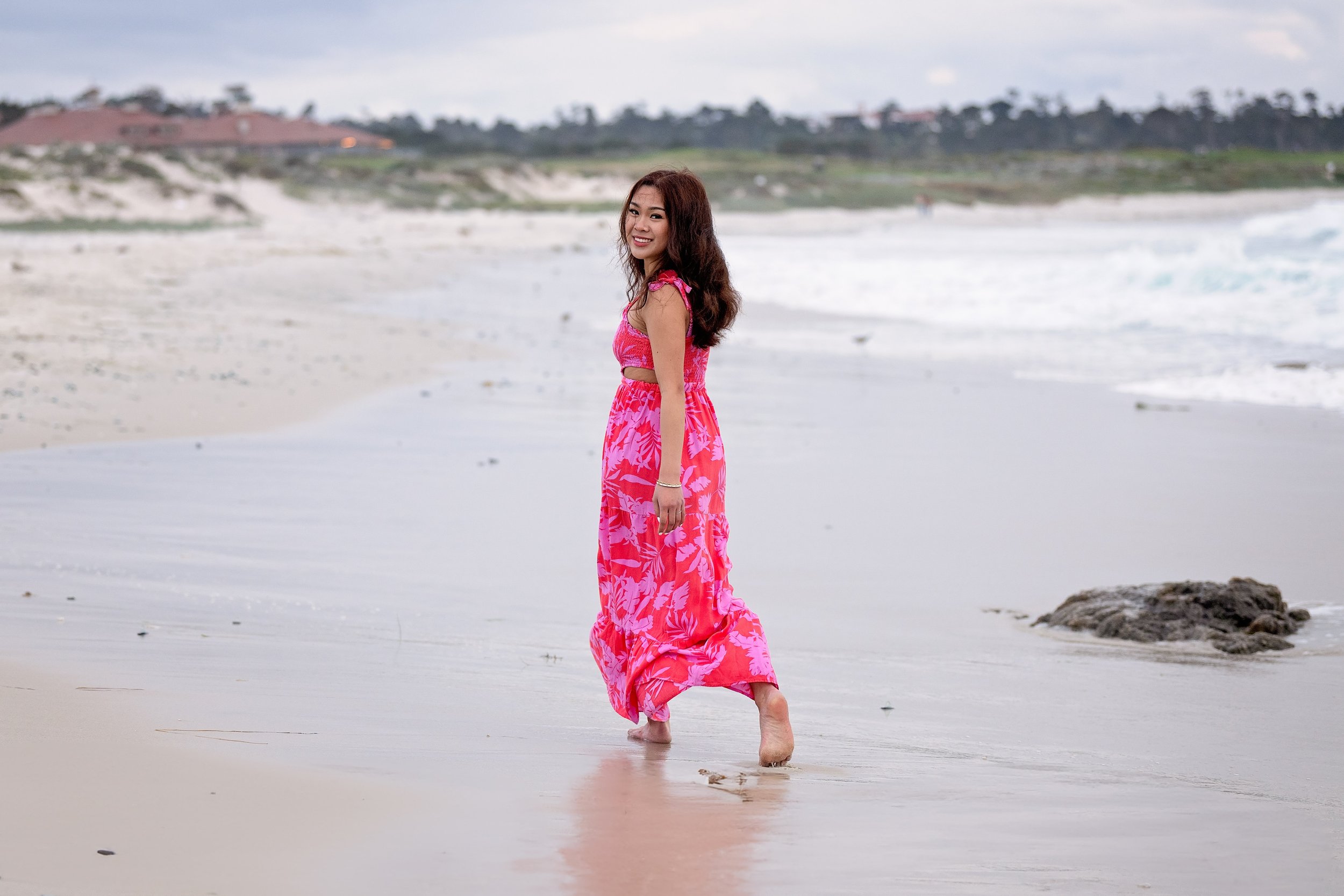Beach Senior Potraits in Monterey Bay