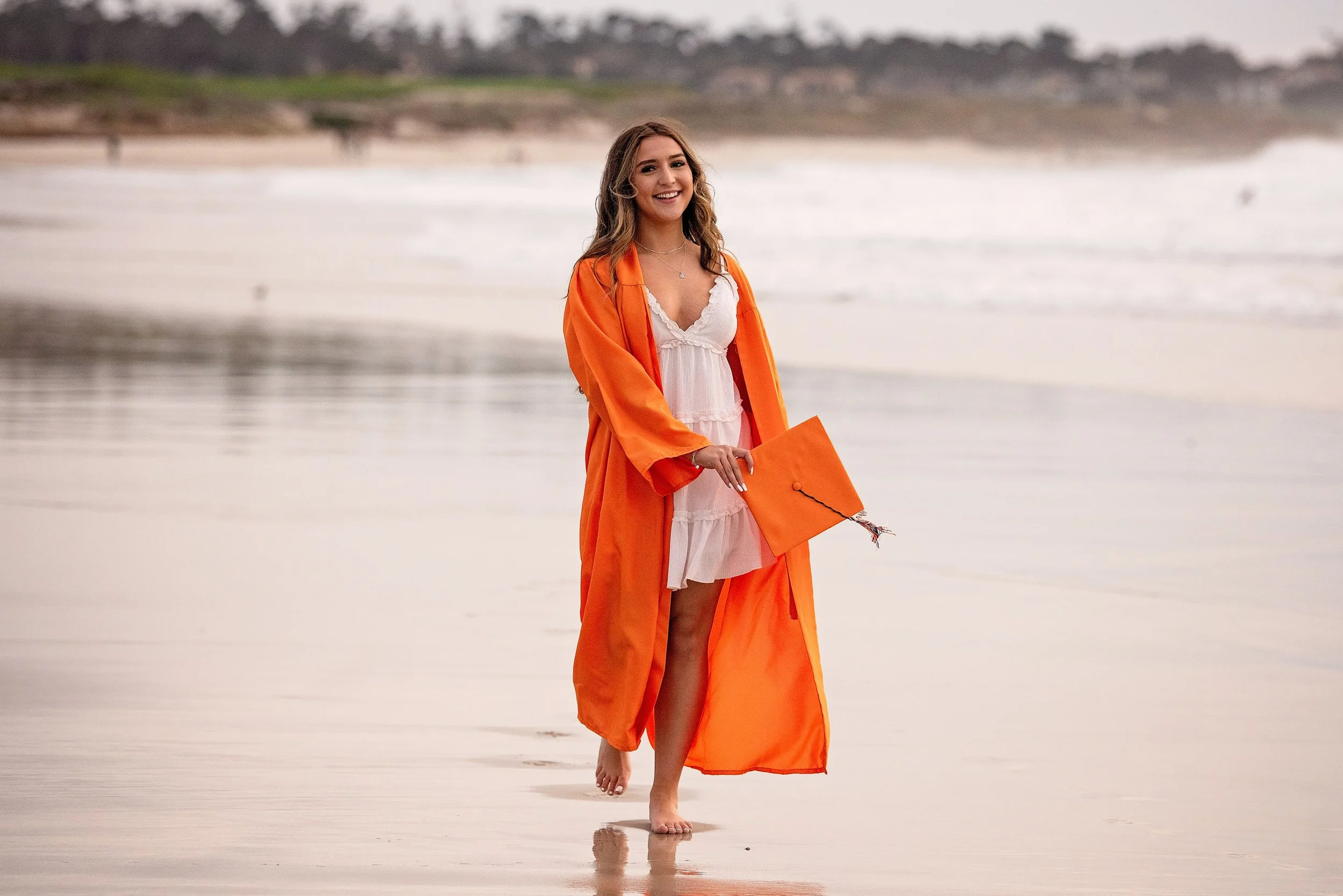 Golden hour senior photography on California's Central Coast
